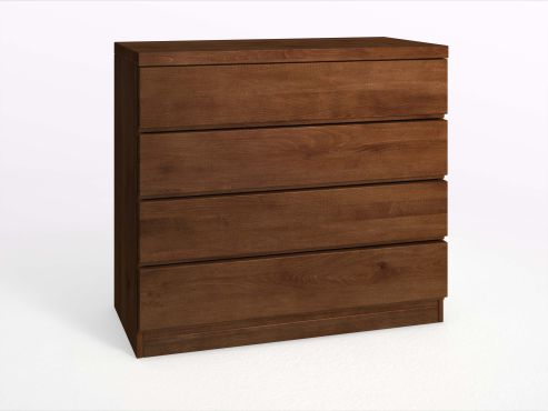 Kommode Kernbuche Dunkel „Patrizia“ 100 cm mit Laden