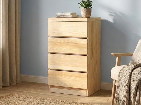 Eschenkommode „Patrizia“ mit 1 Lade und 1 Tür