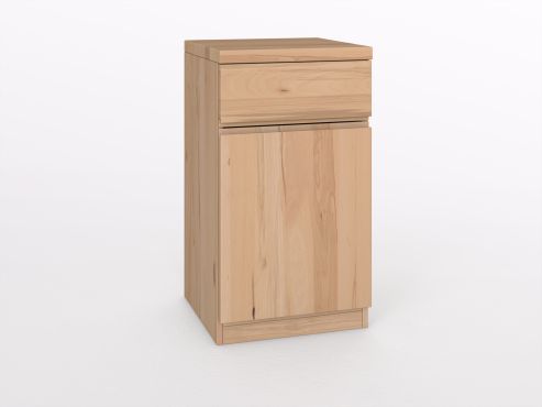 Buchenkommode „Patrizia“ mit 1 Lade und 1 Tür