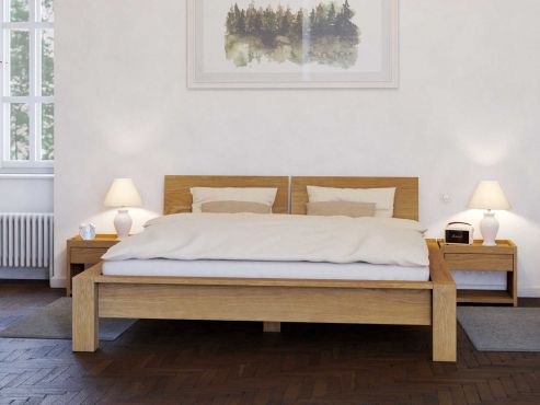 Bett „Hanna“ aus Eiche in 180 x 200 cm