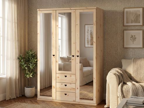 Zirbenschrank „Sandra“ 3-türig