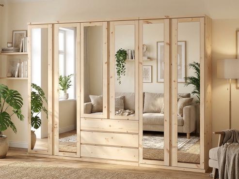 Zirbenschrank „Sandra“ 6-türig
