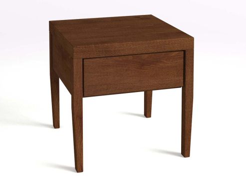 Nachtkästchen „Sophia“ Kernbuche Dunkel