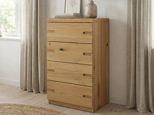 Wildeichenkommode Hell „Stefan“ 50 cm