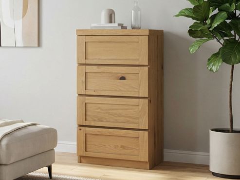 Wildeichenkommode Hell „Susanne“ 50 cm