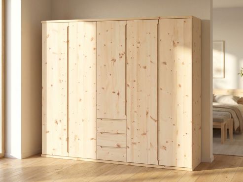 Zirbenschrank „Valentin“ 5-türig