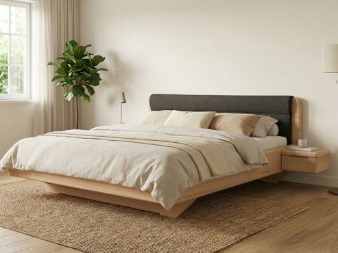 Zirbenbett „Valentina“ in 180 x 200 cm