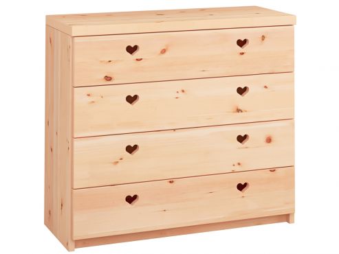 Kommode „Heidi“ 100 cm aus Zirbenholz