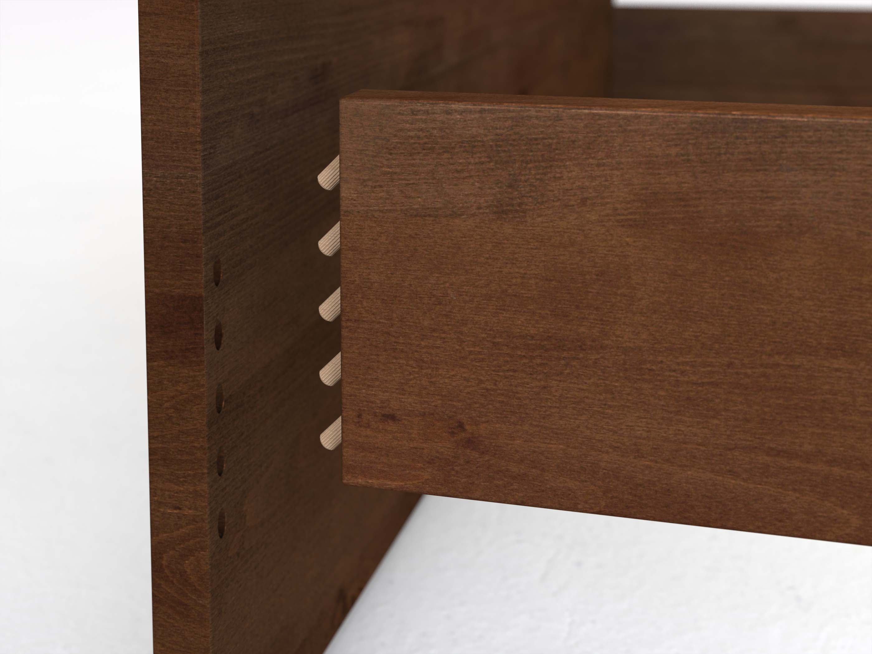 Einfache Holz-Steckverbindung (Musterbeispiel)