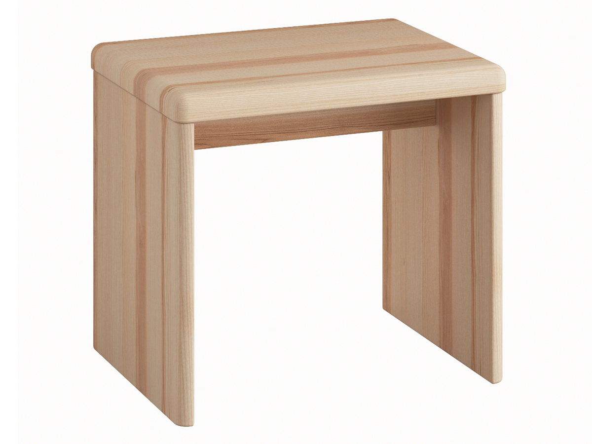 Nachttisch aus Esche „Doris“ in Komforthöhe ohne Schublade