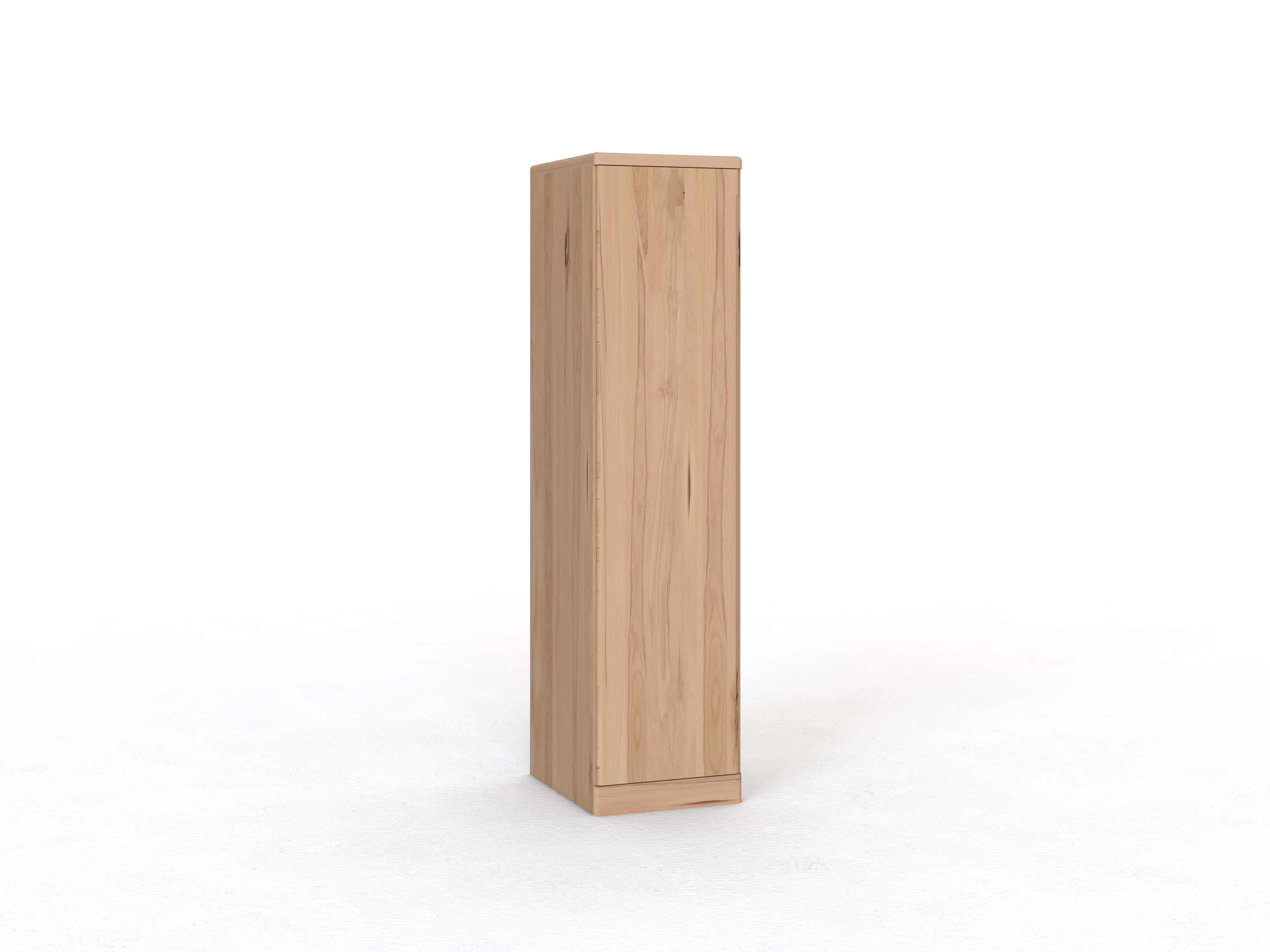 Buchenschrank „Ramon“, 1-türig, Höhe 212 cm, Griffausführung C, Türanschlag links (optional)
