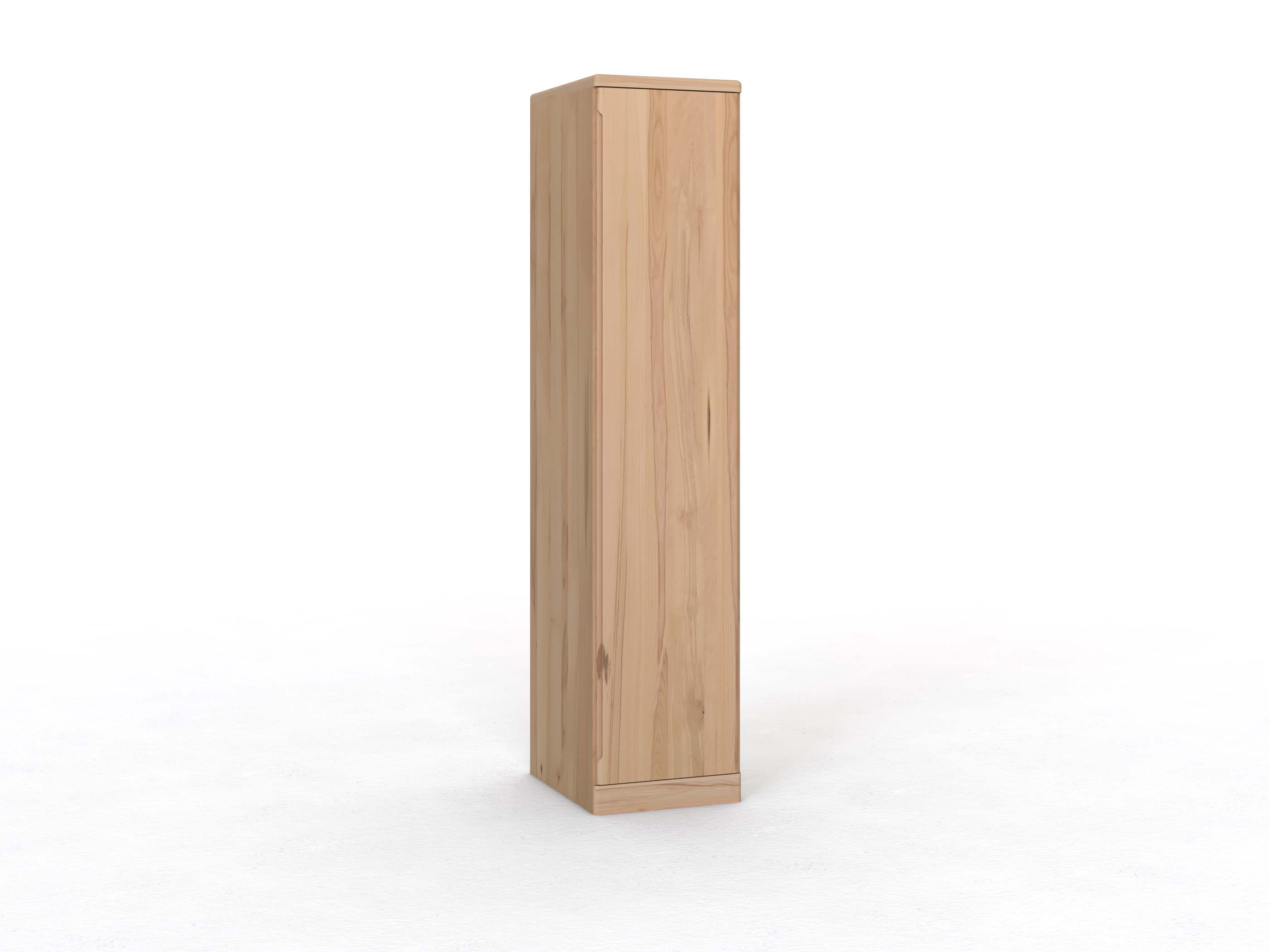 Buchenschrank „Ramon“, 1-türig, Höhe 237 cm, Griffausführung C, Türanschlag rechts (optional)