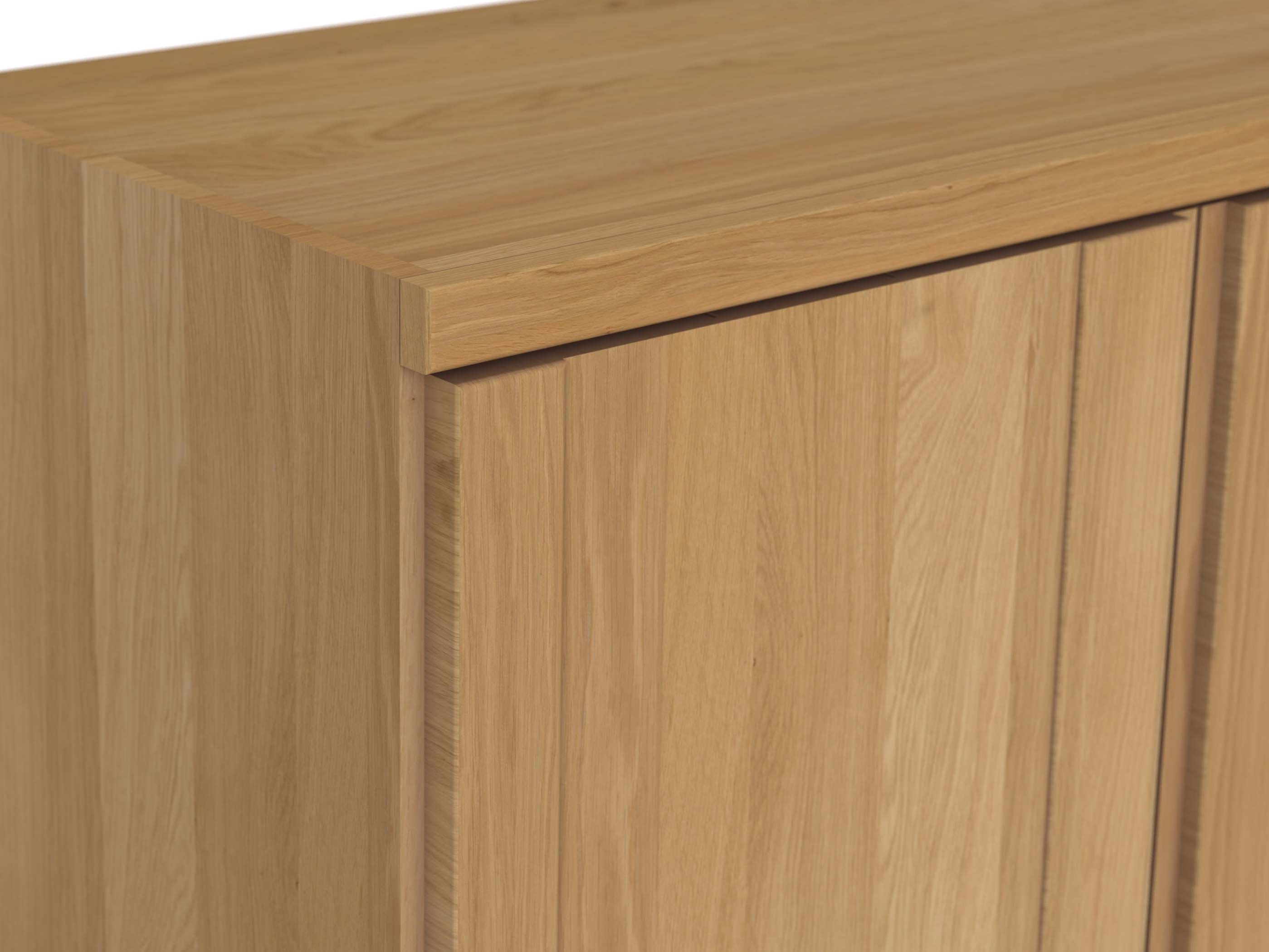 Eichenschrank Hell „Egon“ Detail