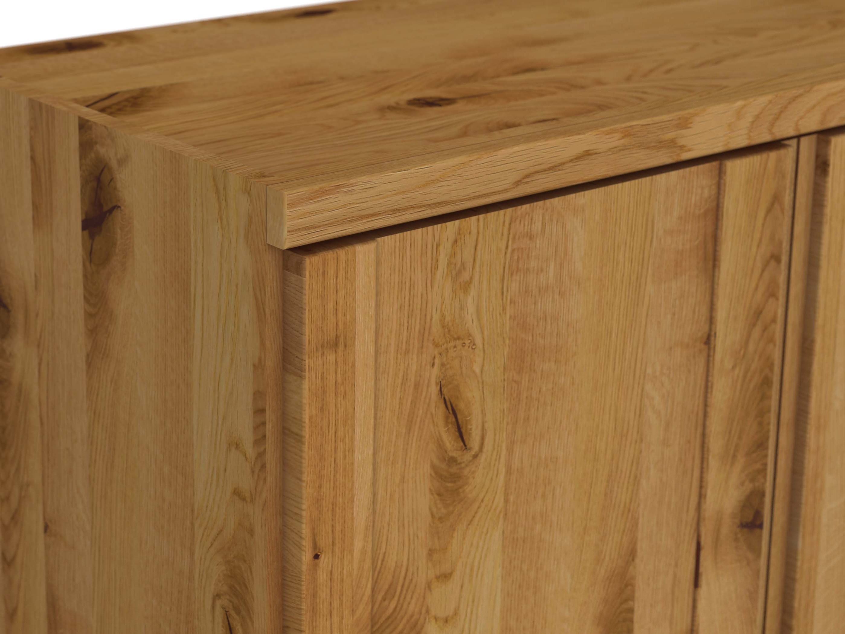 Wildeichenschrank „Egon“ Detail