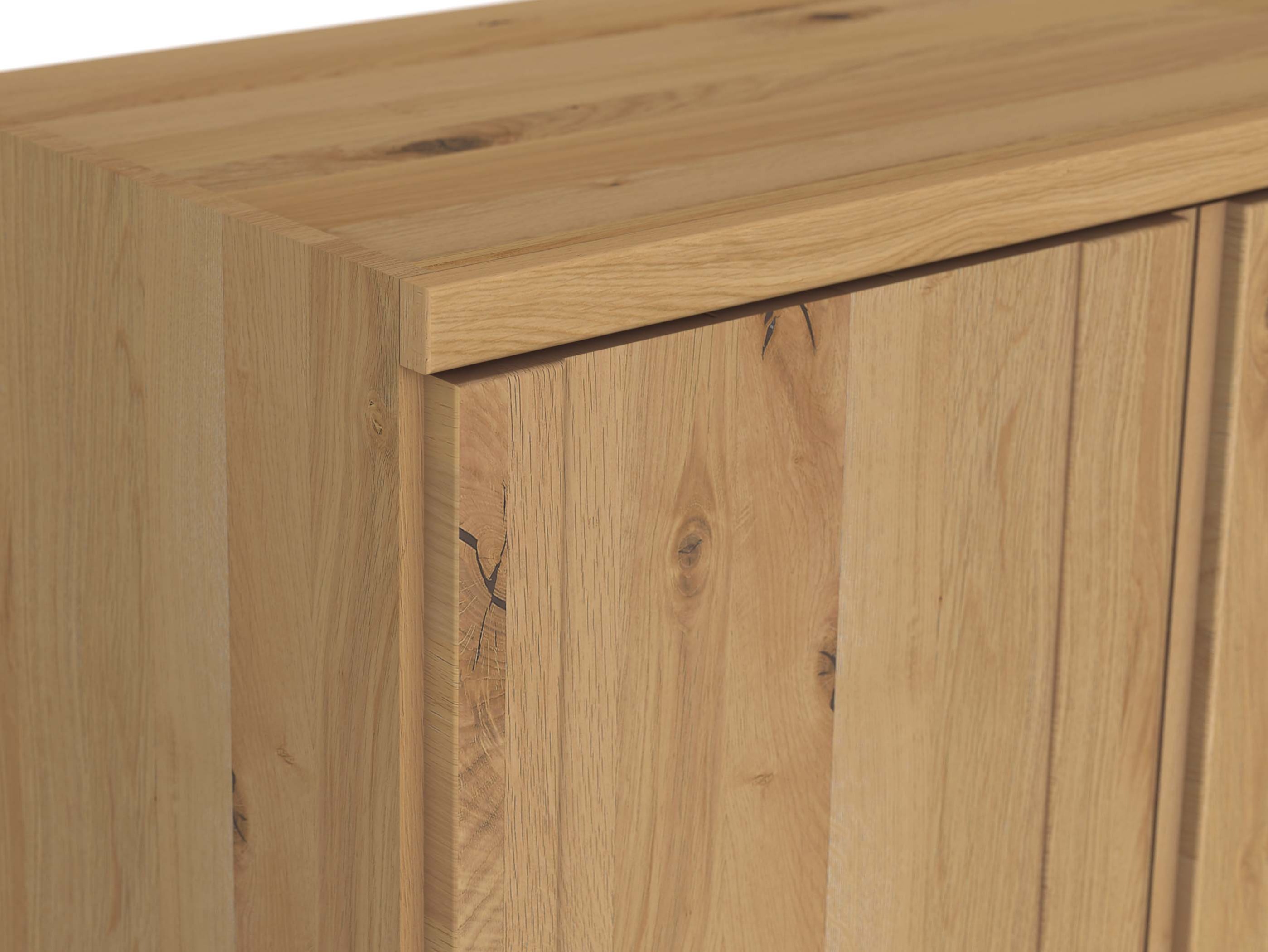Wildeichenschrank Hell „Egon“ Detail