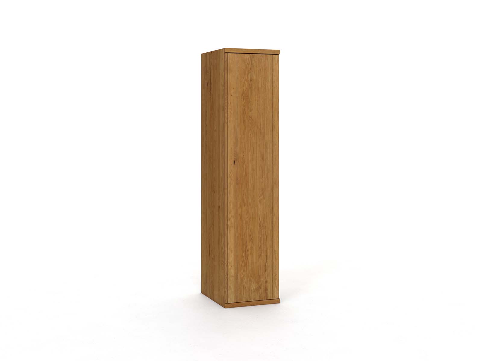 Massivholzschrank „Egon“, 1-türig, Höhe 220 cm, Griffausführung „Patrizia“