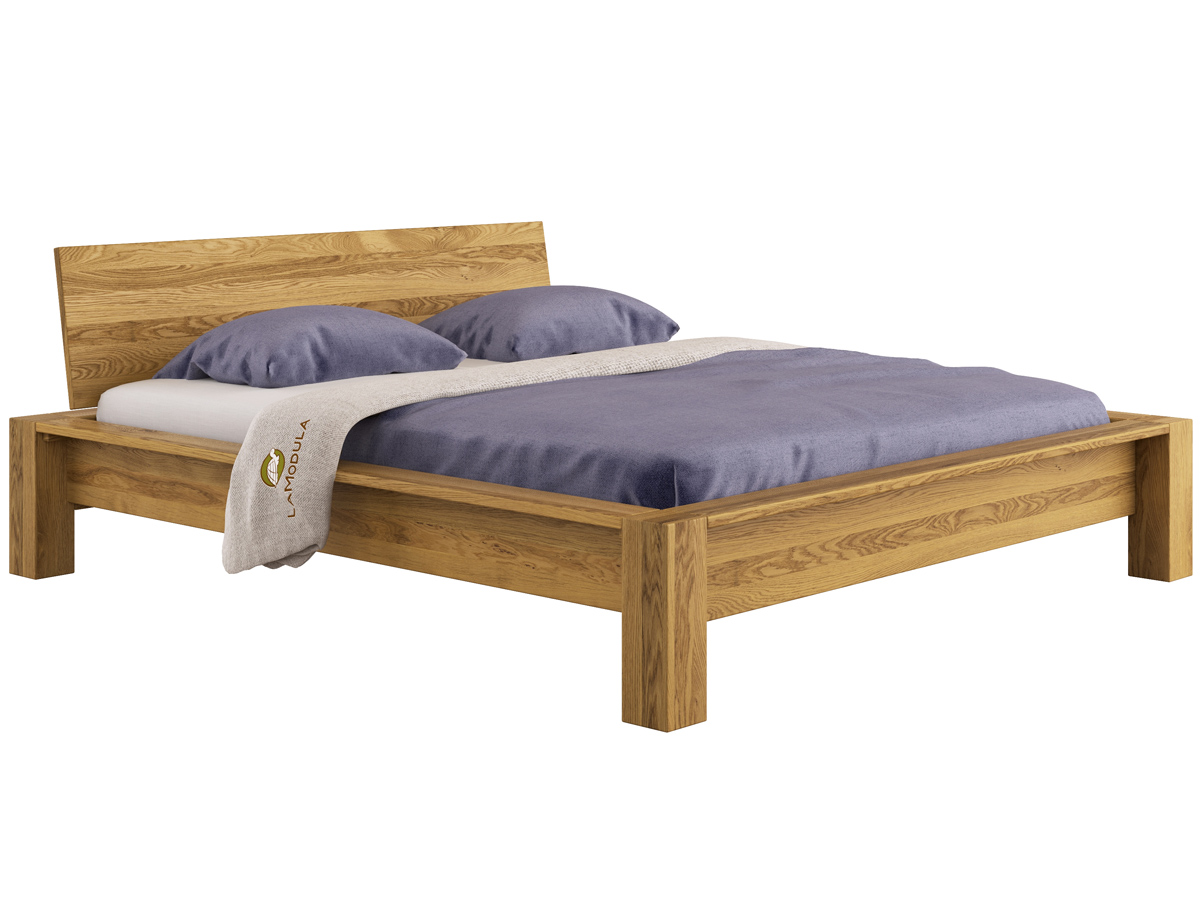 Eichenholzbett "Hanna" | Ein Eichenbett in LaModula Qualität