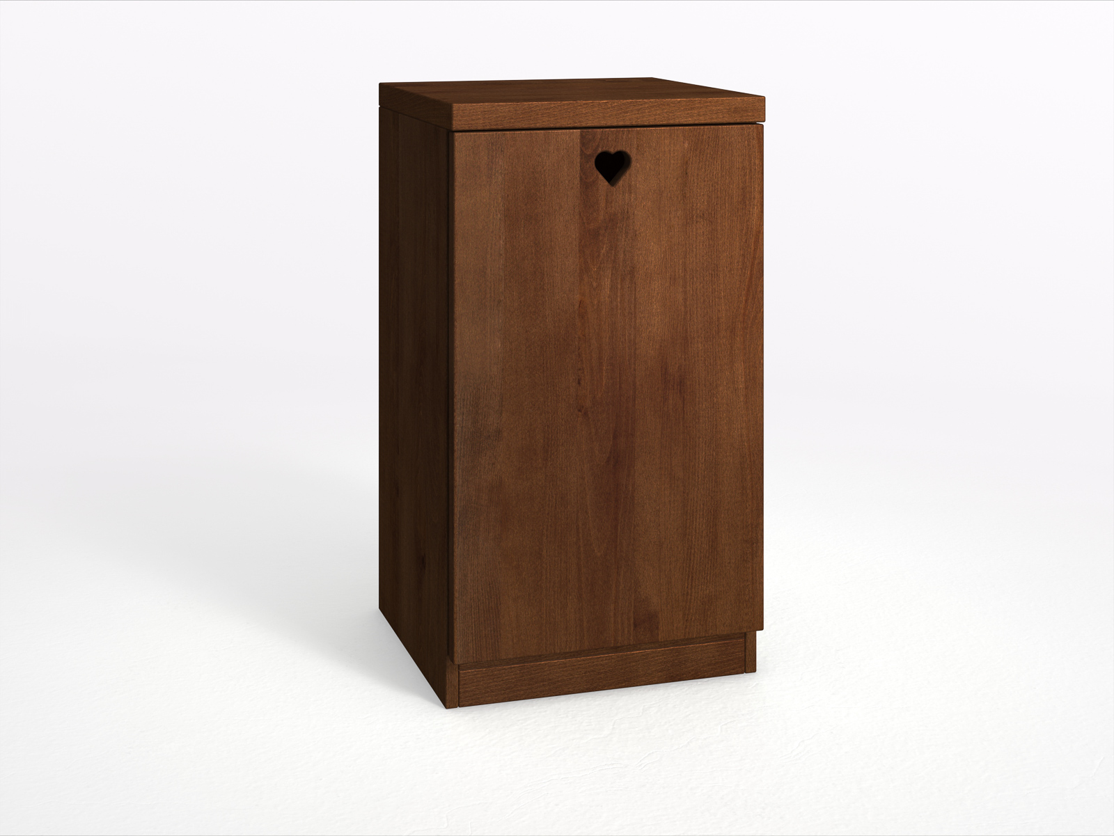 Buchenkommode Dunkel „Heidi“ mit 1 Tür