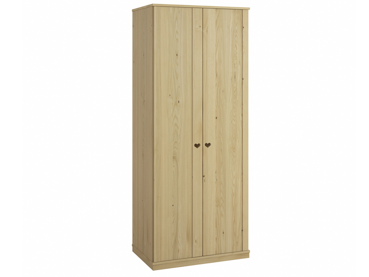 Schrank aus Kastanie „Heidi“ 2-türig, Höhe 235 cm