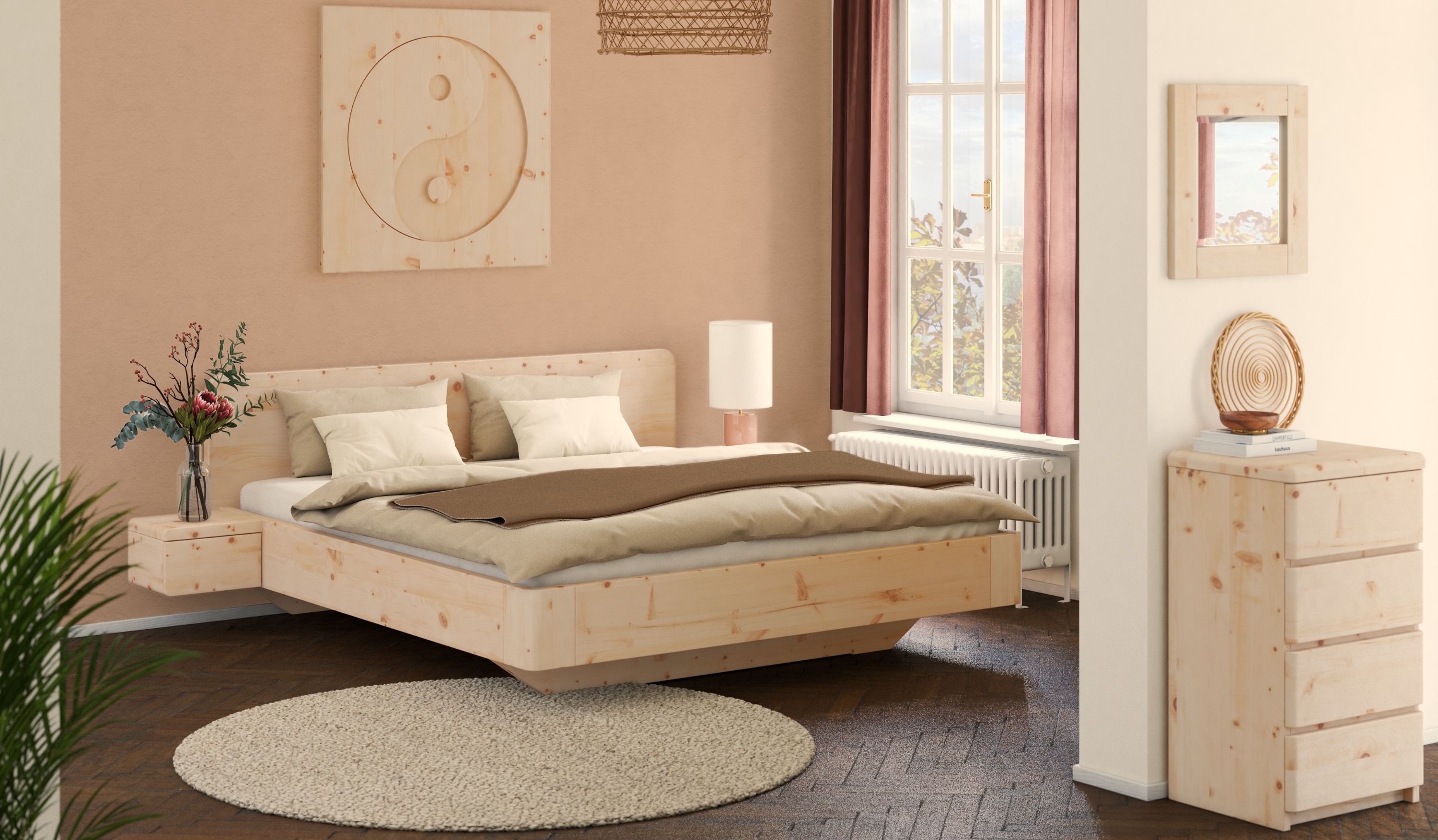 Wohliges Ambiente mit Zirbenbett "Clara"