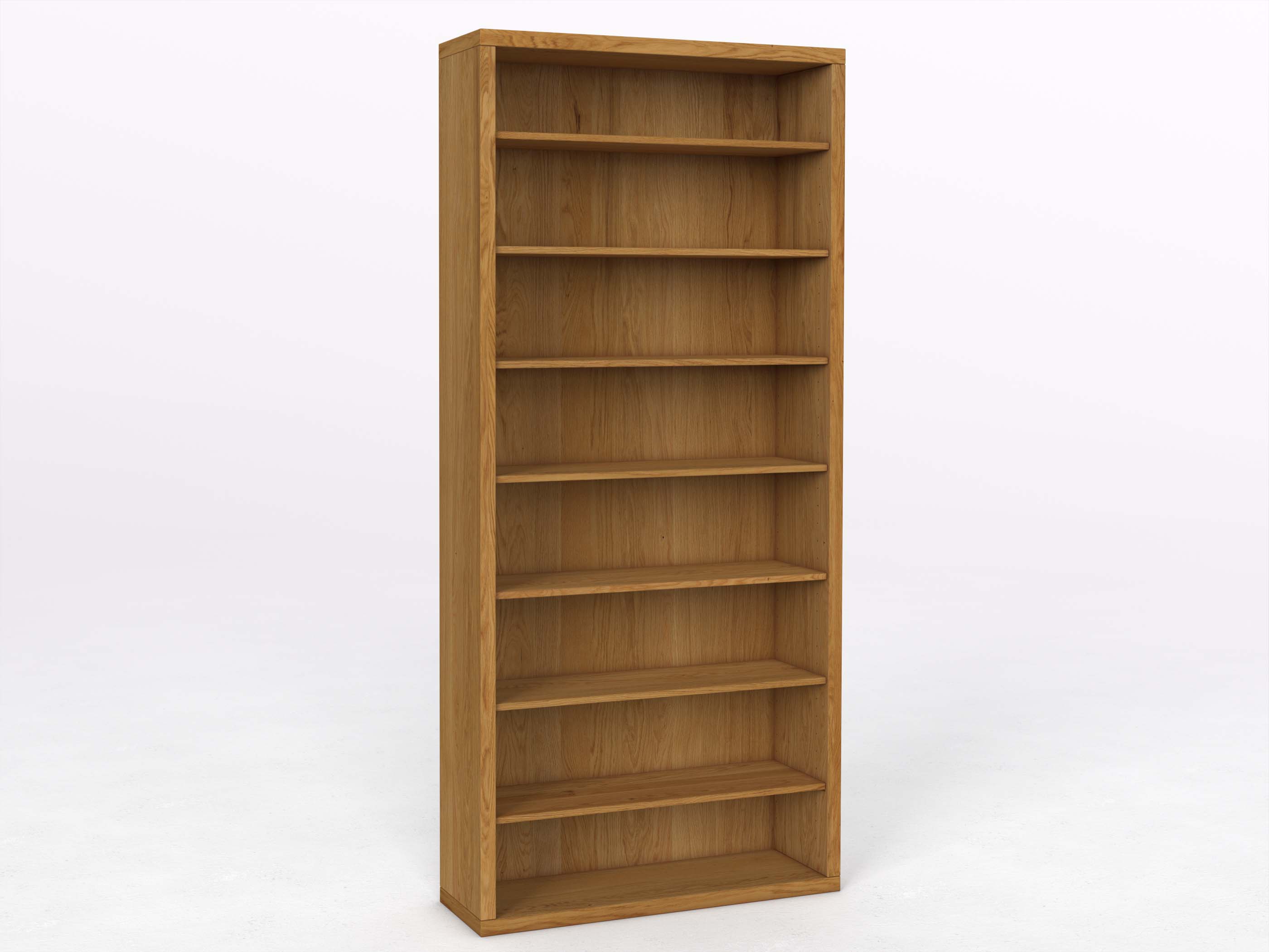 Eichenregal „Ingrid“ 100 cm, Höhe 218 cm