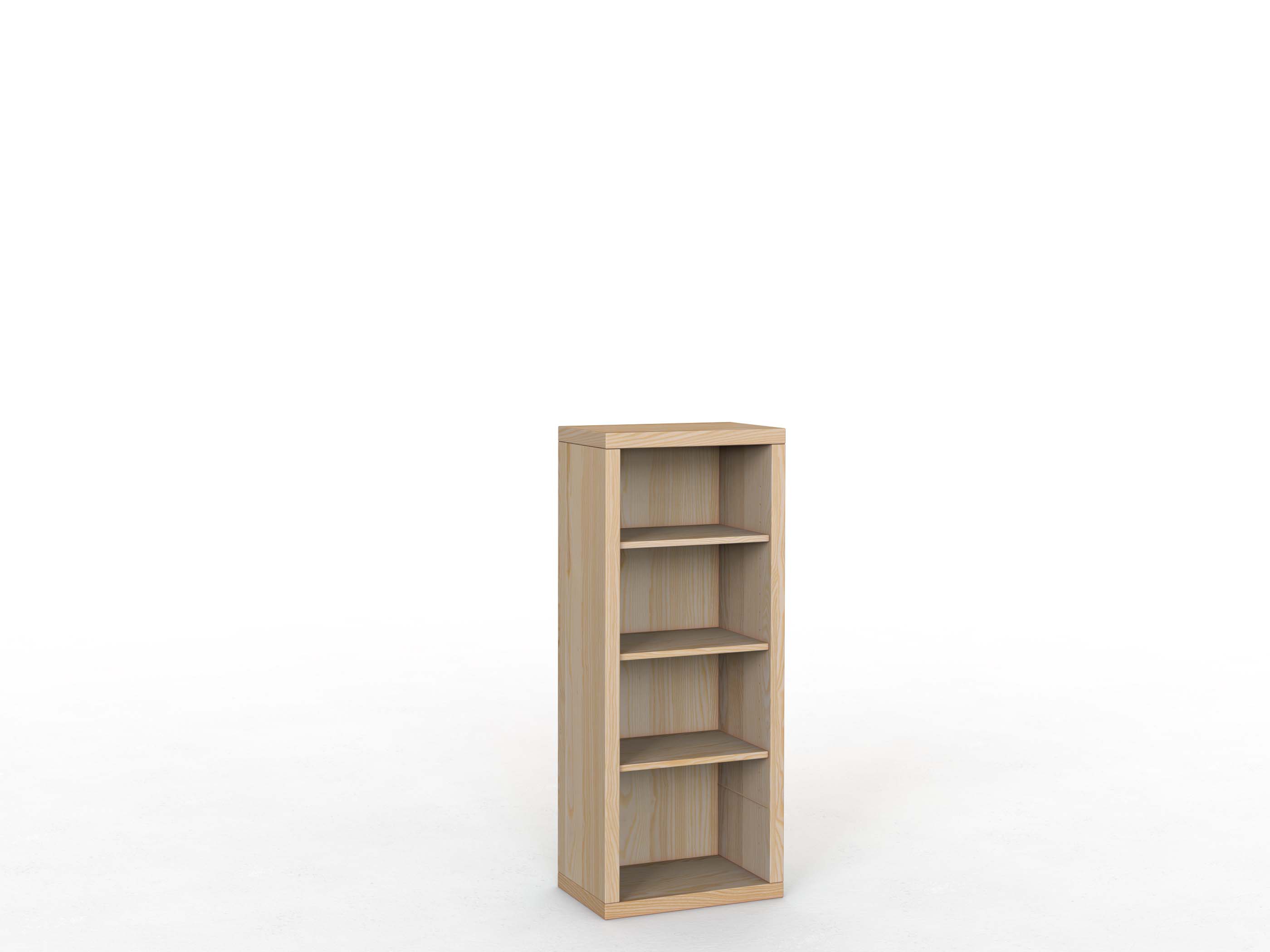 Eschenregal "Ingrid" 50 cm, Höhe 120 cm