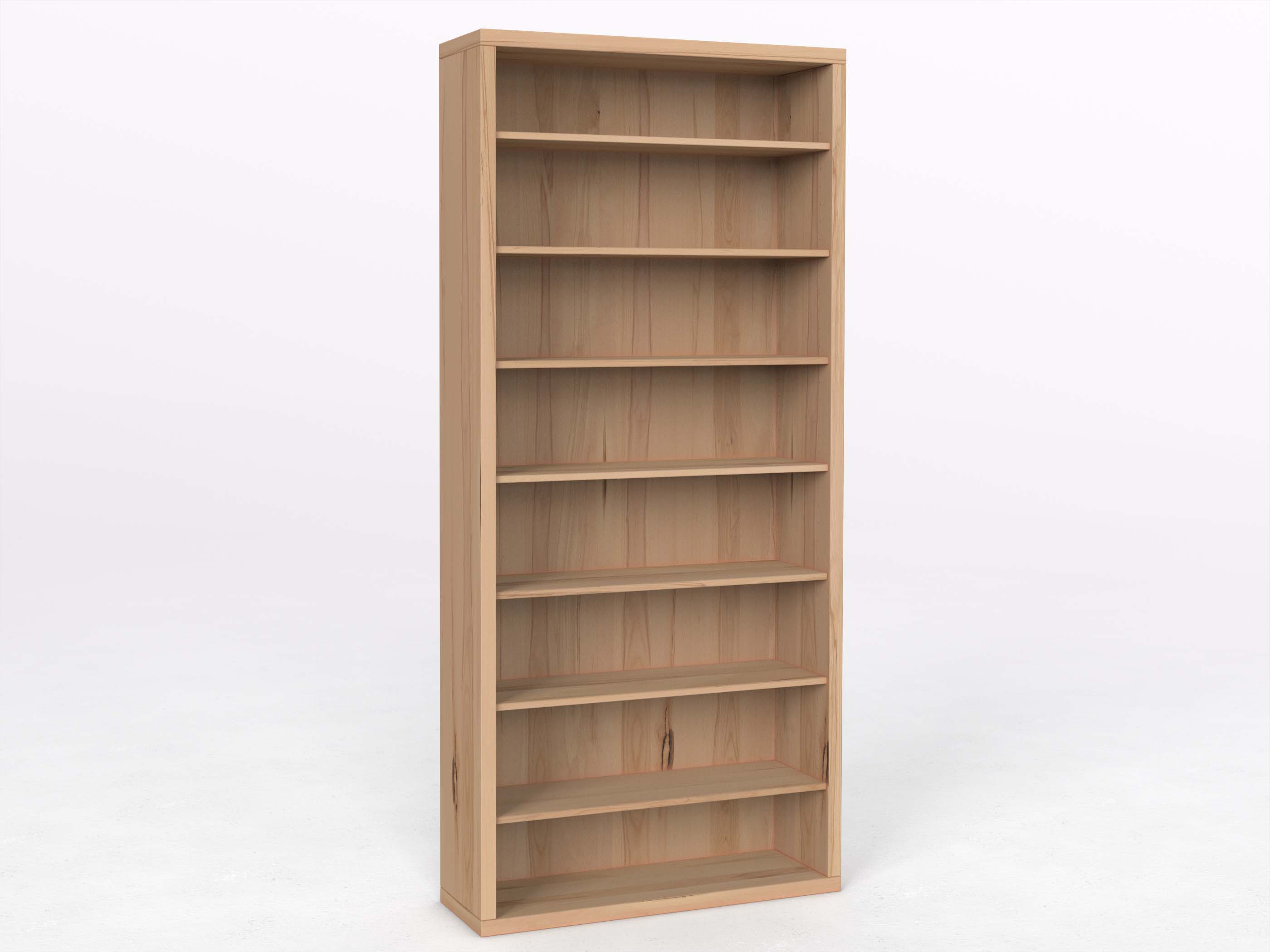 Buchenregal „Ingrid“ 100 cm, Höhe 218 cm