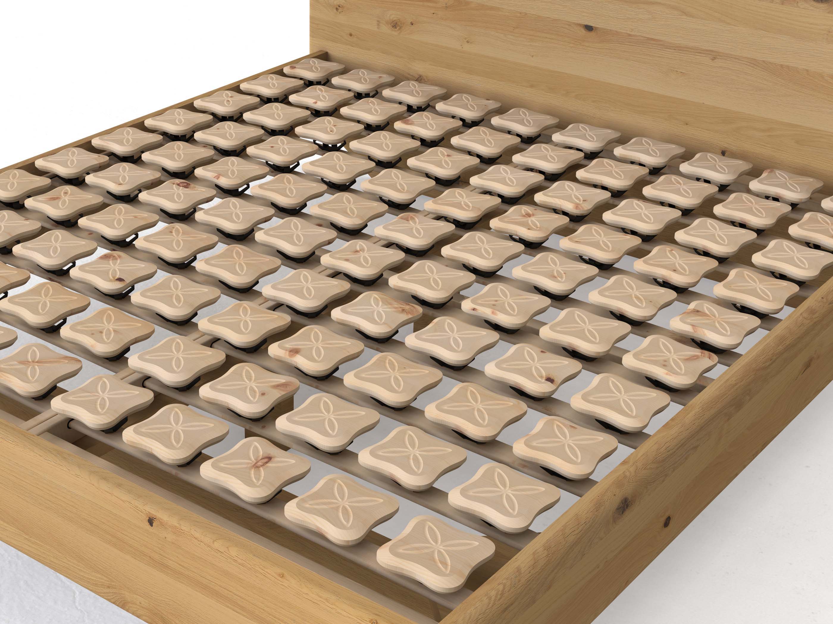 Tellerlattenrost „Karl“ aus Zirbe