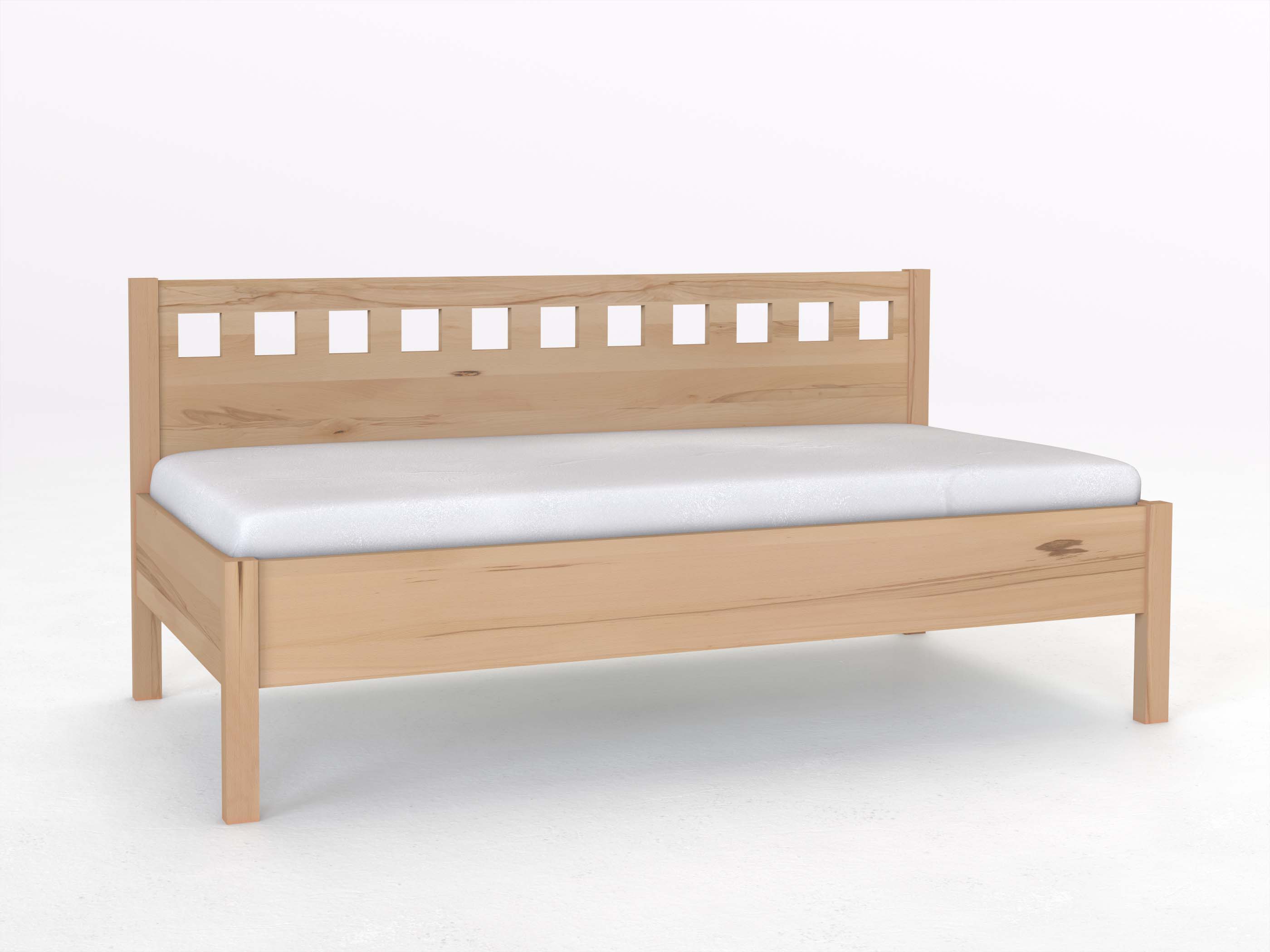 Sofabett „Katrin“ aus Buche in den Maßen 90 x 200 cm - ohne Armlehne