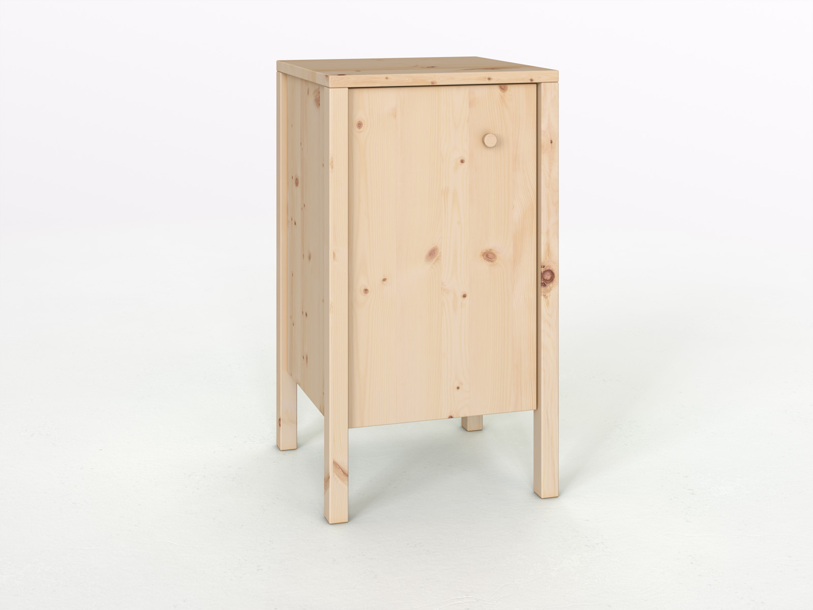 Zirbenkommode „Gustav“ 50 cm mit Tür und Griff: Kasper