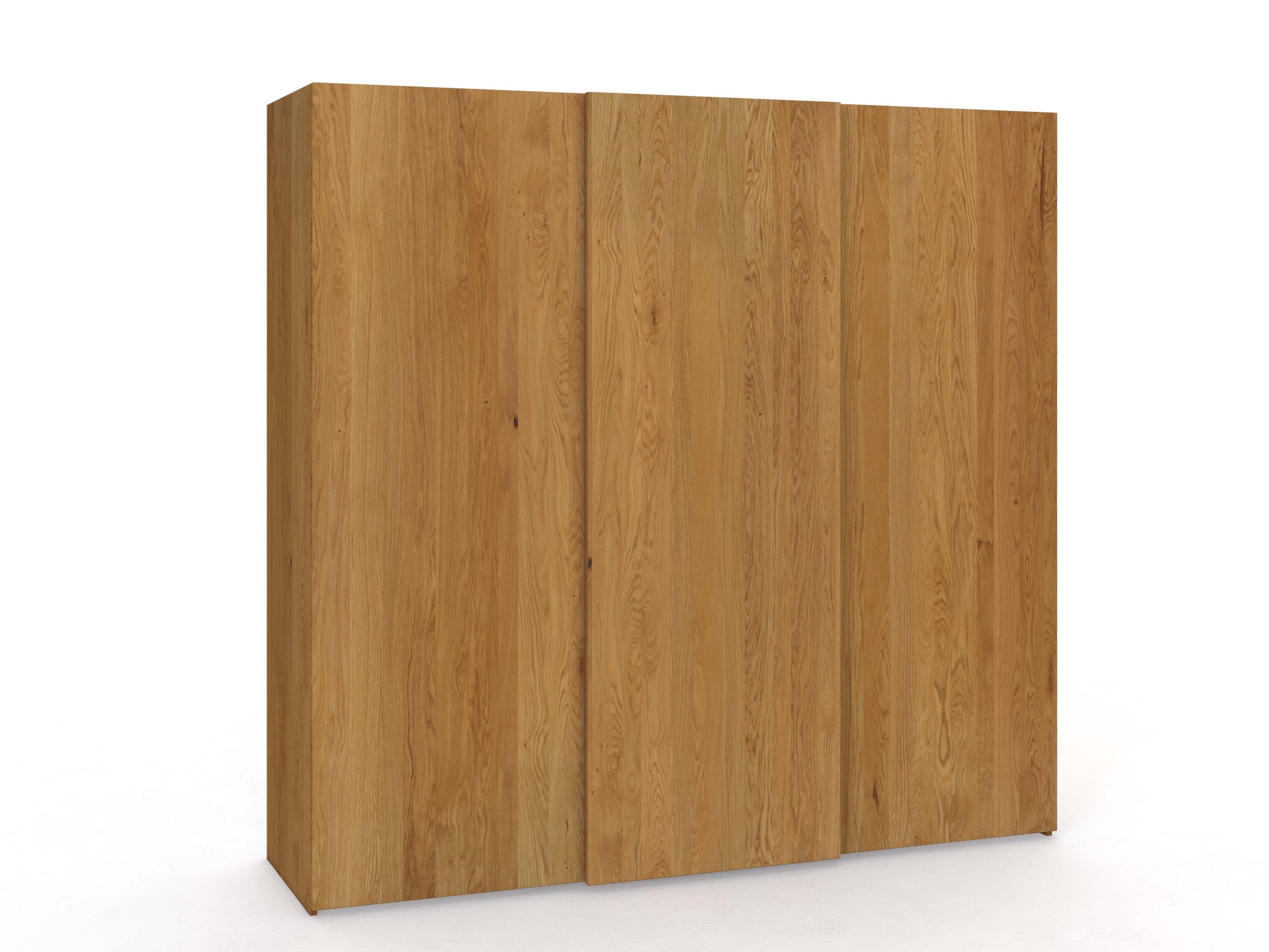 Schiebetürenschrank aus Massivholz „Ludwig“ 3-türig