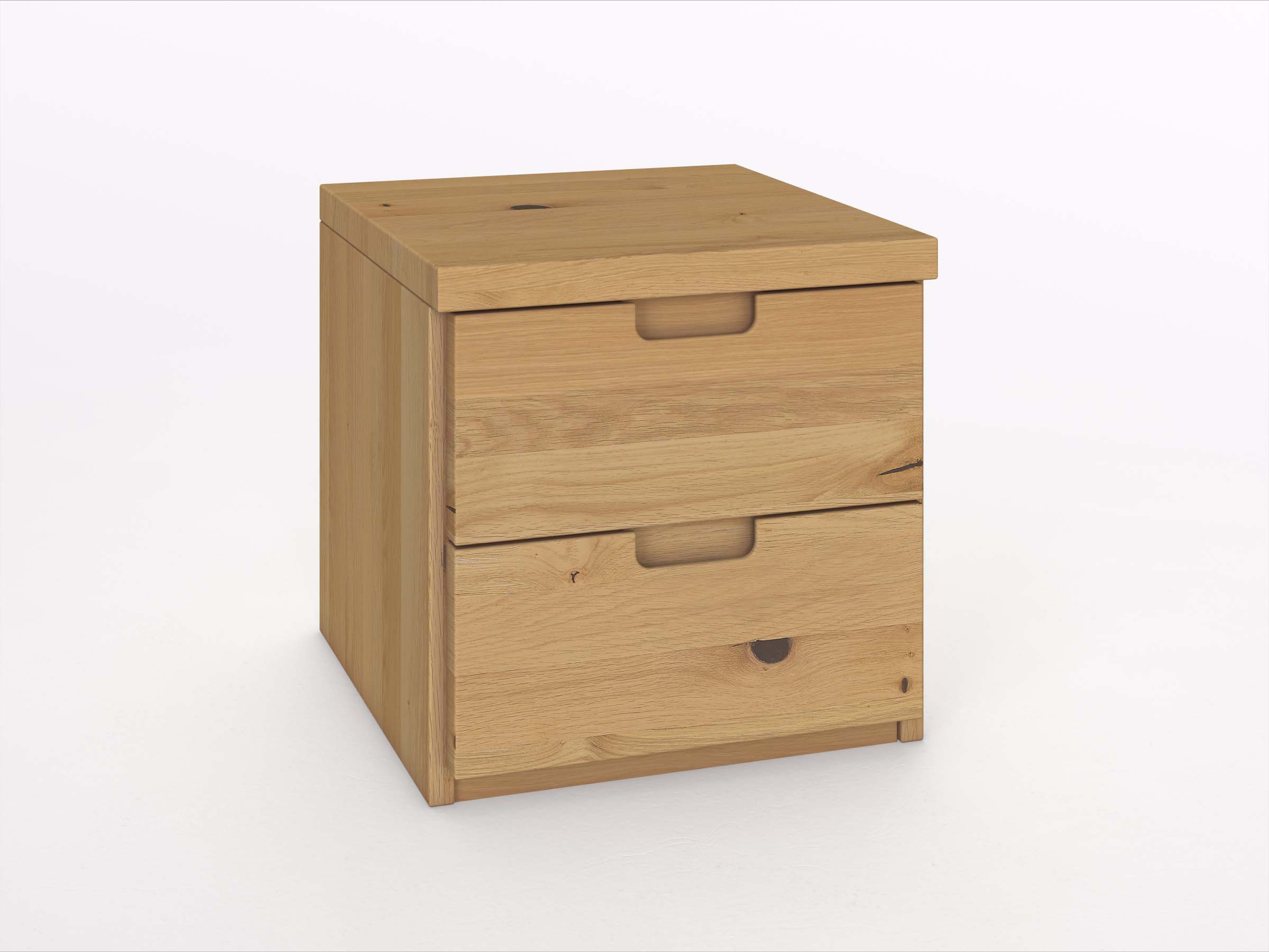 Kasten „Lukas“ aus Wildeiche Hell