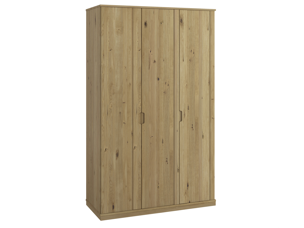 Wildeichenschrank „Lukas“ 3-türig 235 cm Höhe