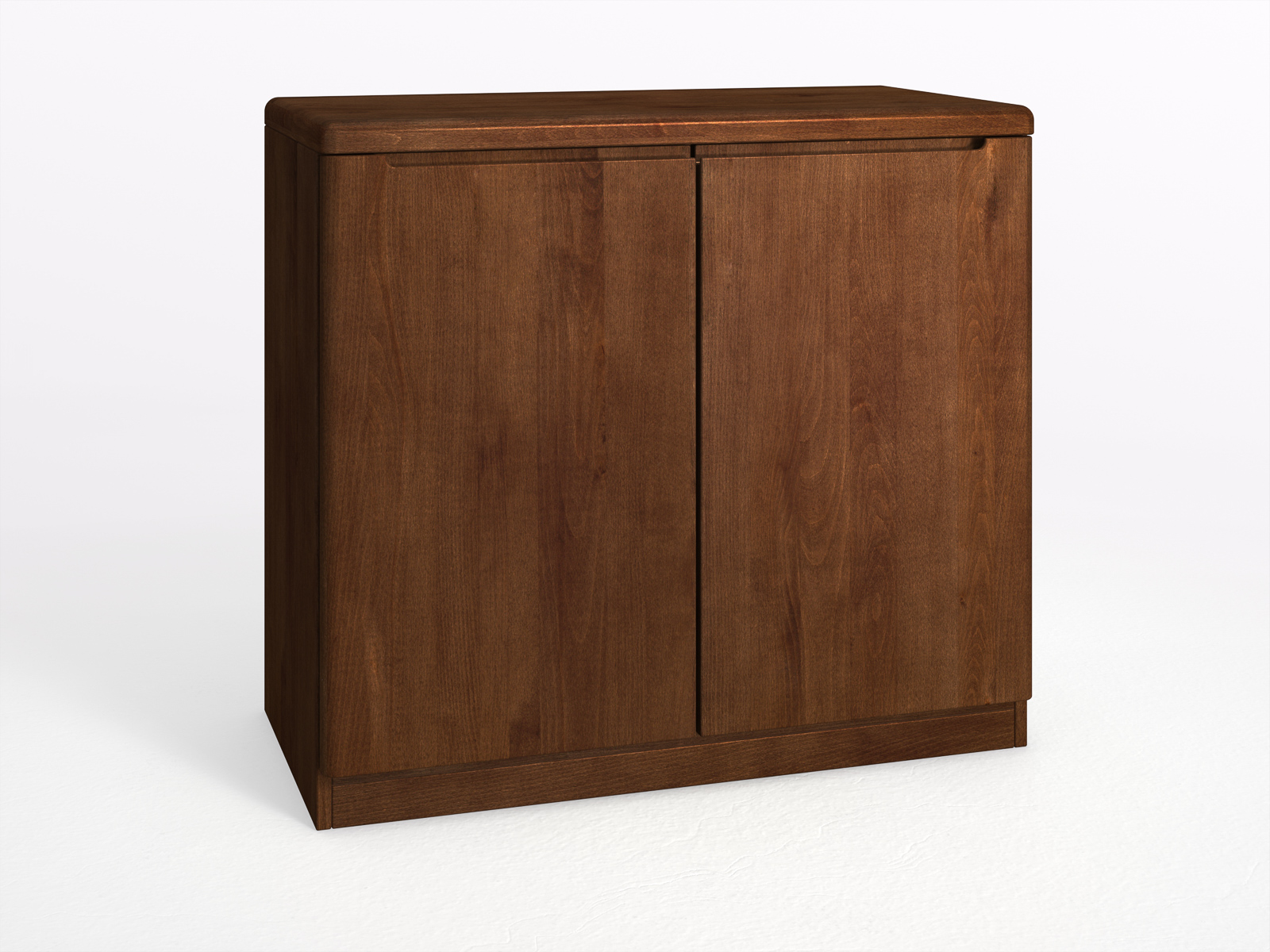 Buchenkommode Dunkel „Marlon“ mit 2 Türen