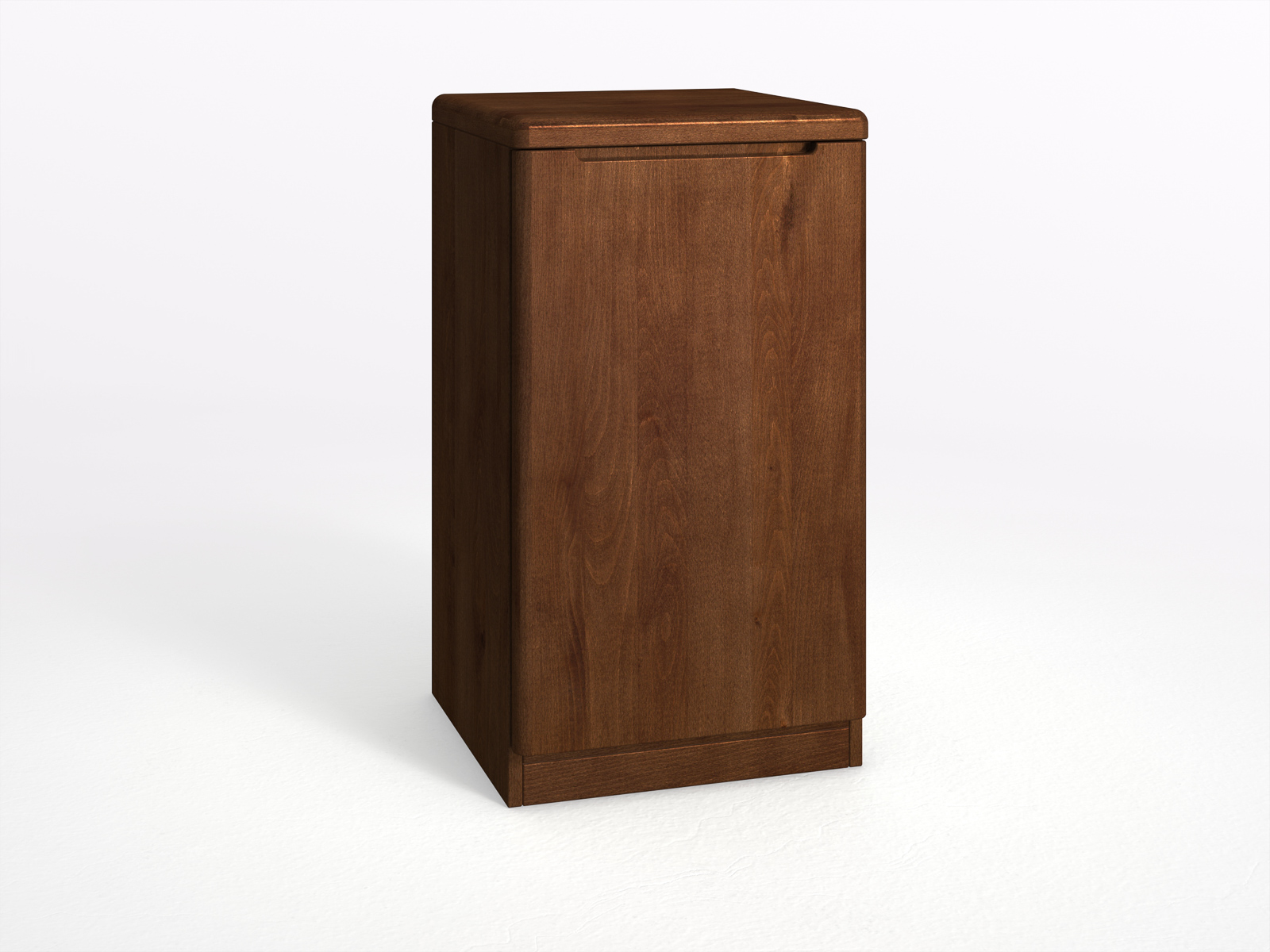 Buchenkommode Dunkel „Marlon“ mit 1 Tür