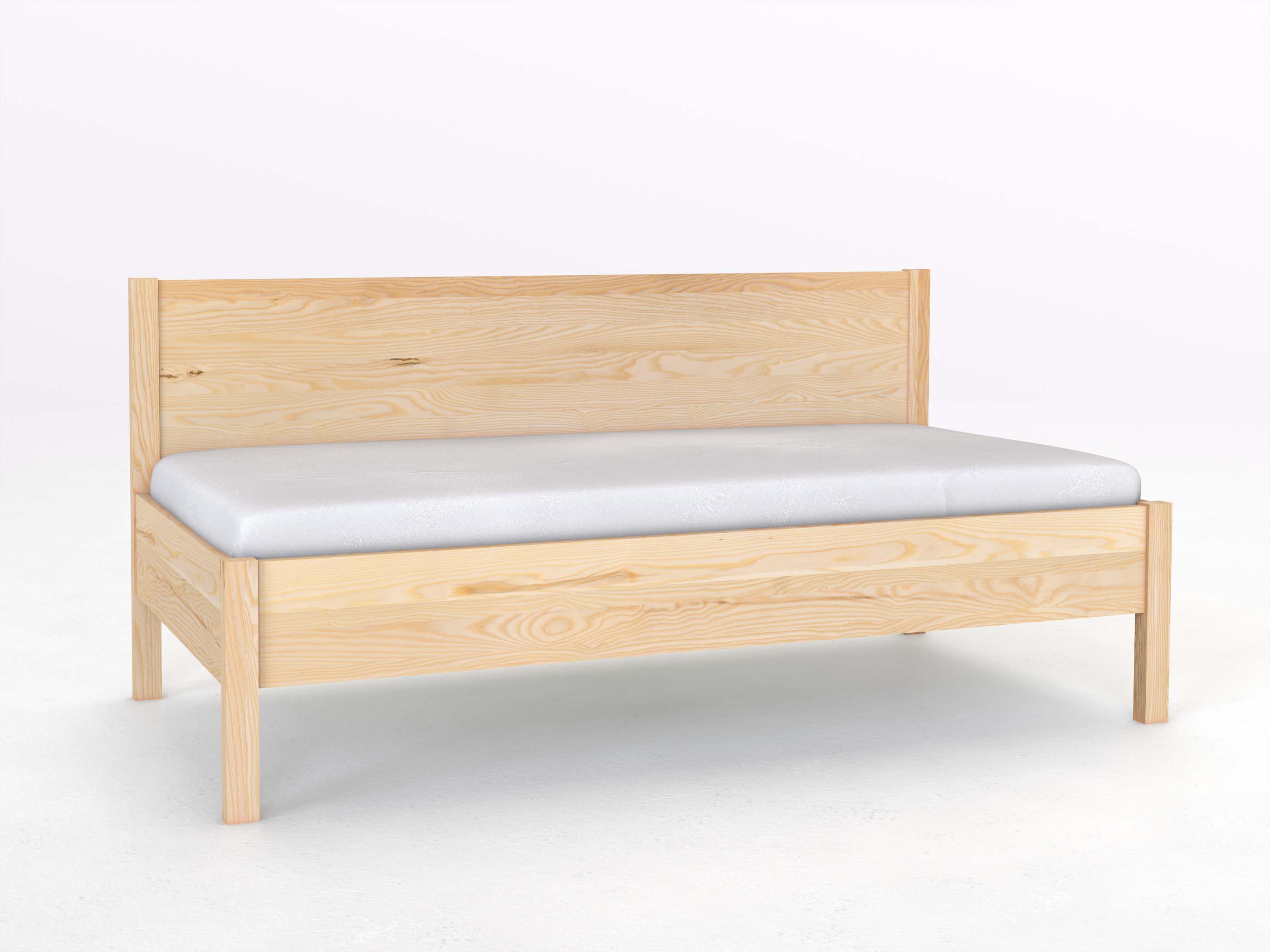 Sofabett „Melanie“ aus Esche in den Maßen 90 x 200 cm - ohne Armlehne
