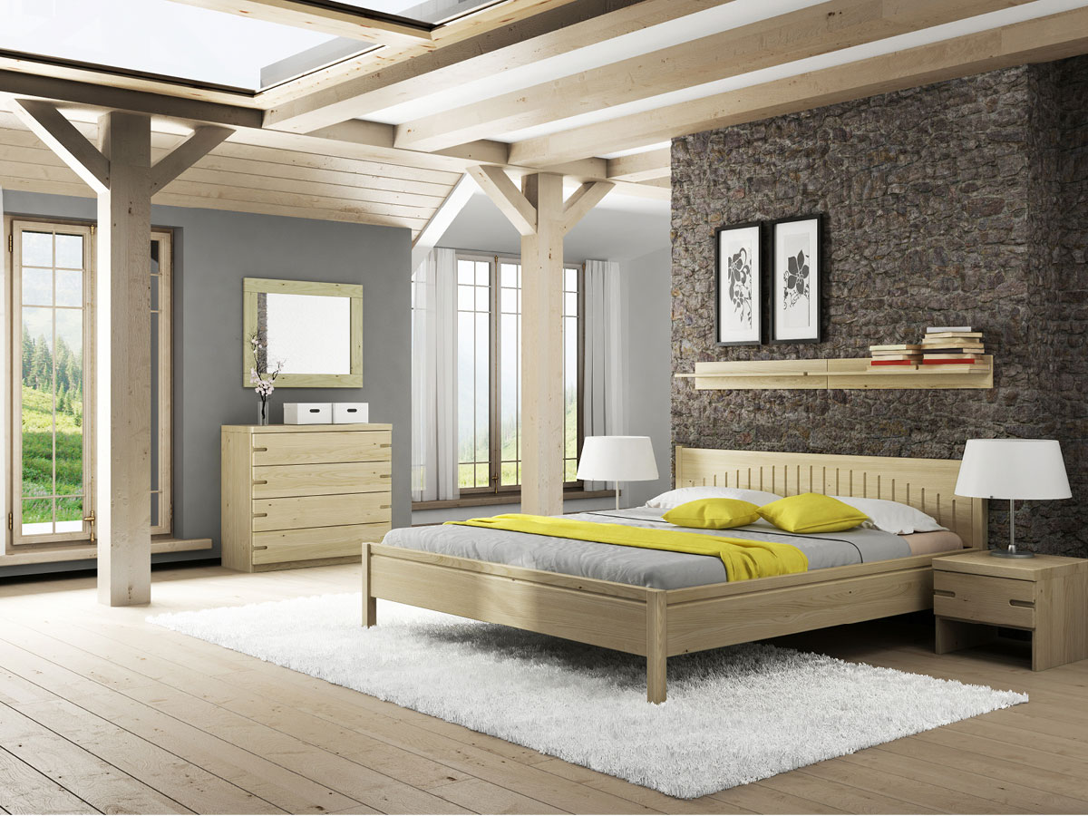 Massivholzbett „Michaela“ ♥ metallfrei ♥ von LaModula