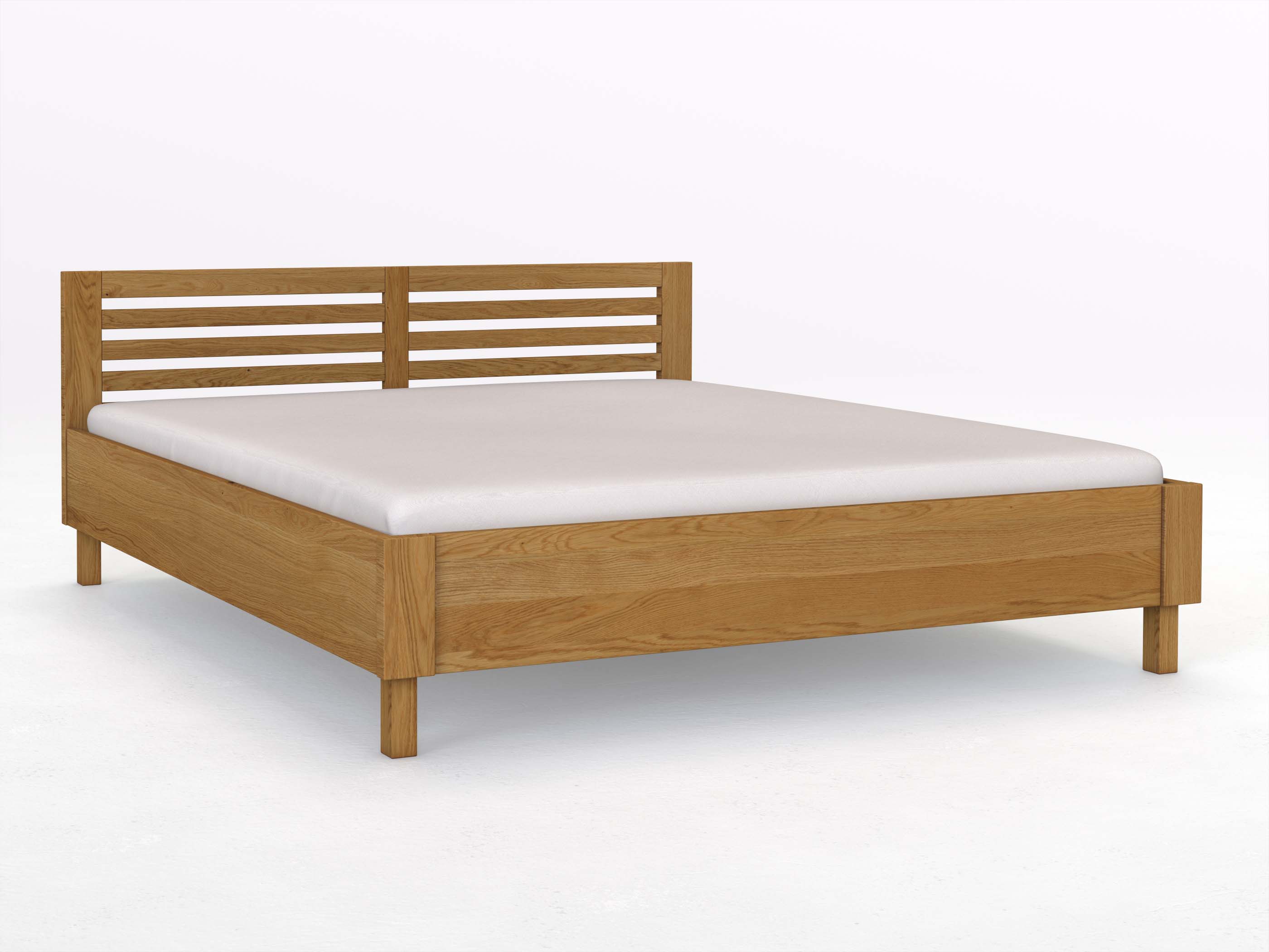 Bett „Moritz“ aus Eiche in 180 x 200 cm