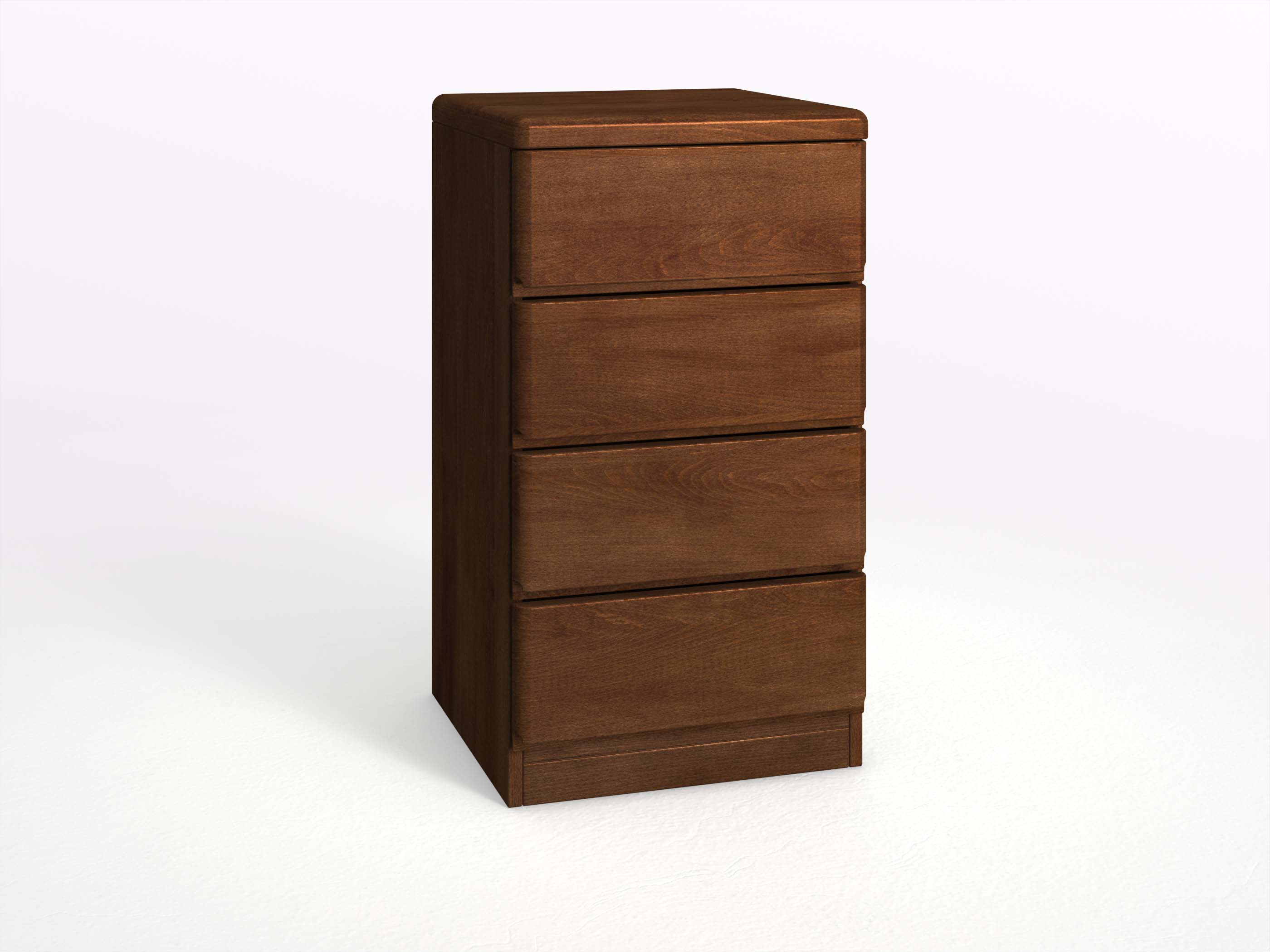 Buchenkommode Dunkel „Norbert“ mit 4 Laden