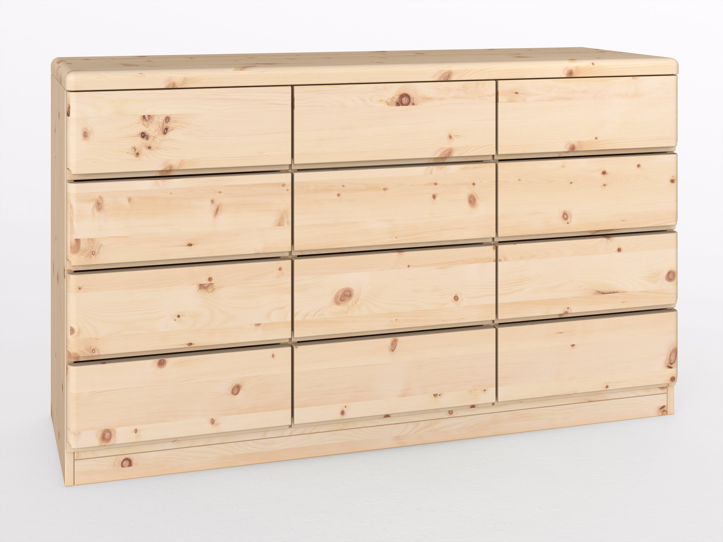 Zirbenkommode "Norbert" , 12 Laden, 150 cm breit