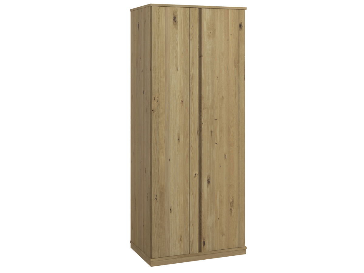 Wildeichenschrank „Patrizia“ 2-türig, 235 cm Höhe