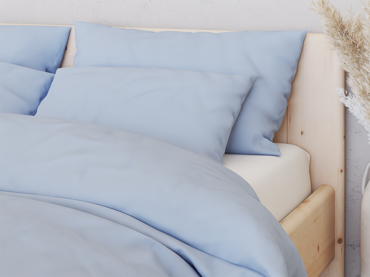 Bettwäsche „Mona“ in der Farbe Blau