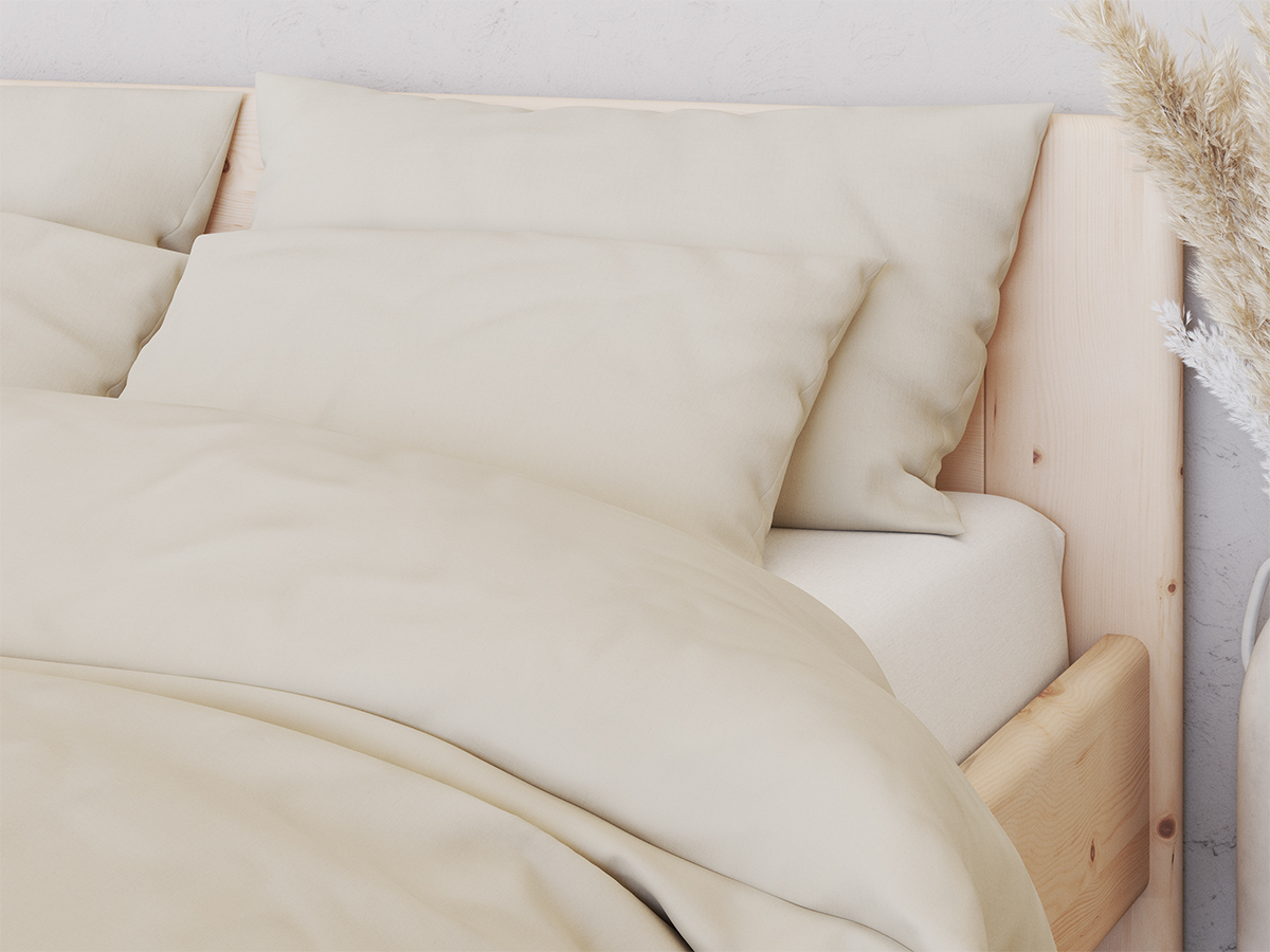 Bettwäsche „Mona“ in der Farbe Creme