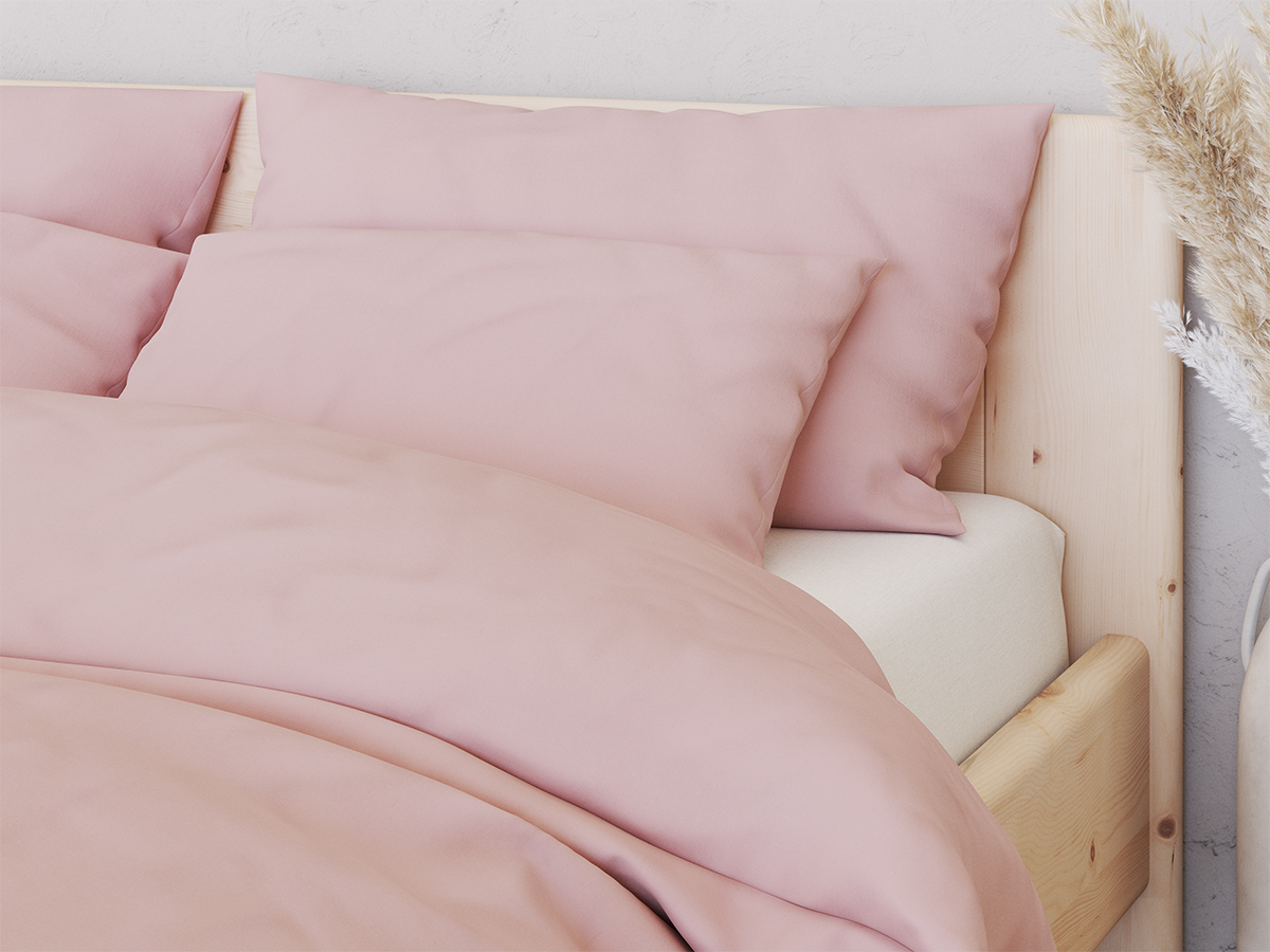 Bettwäsche „Mona“ in der Farbe Rose