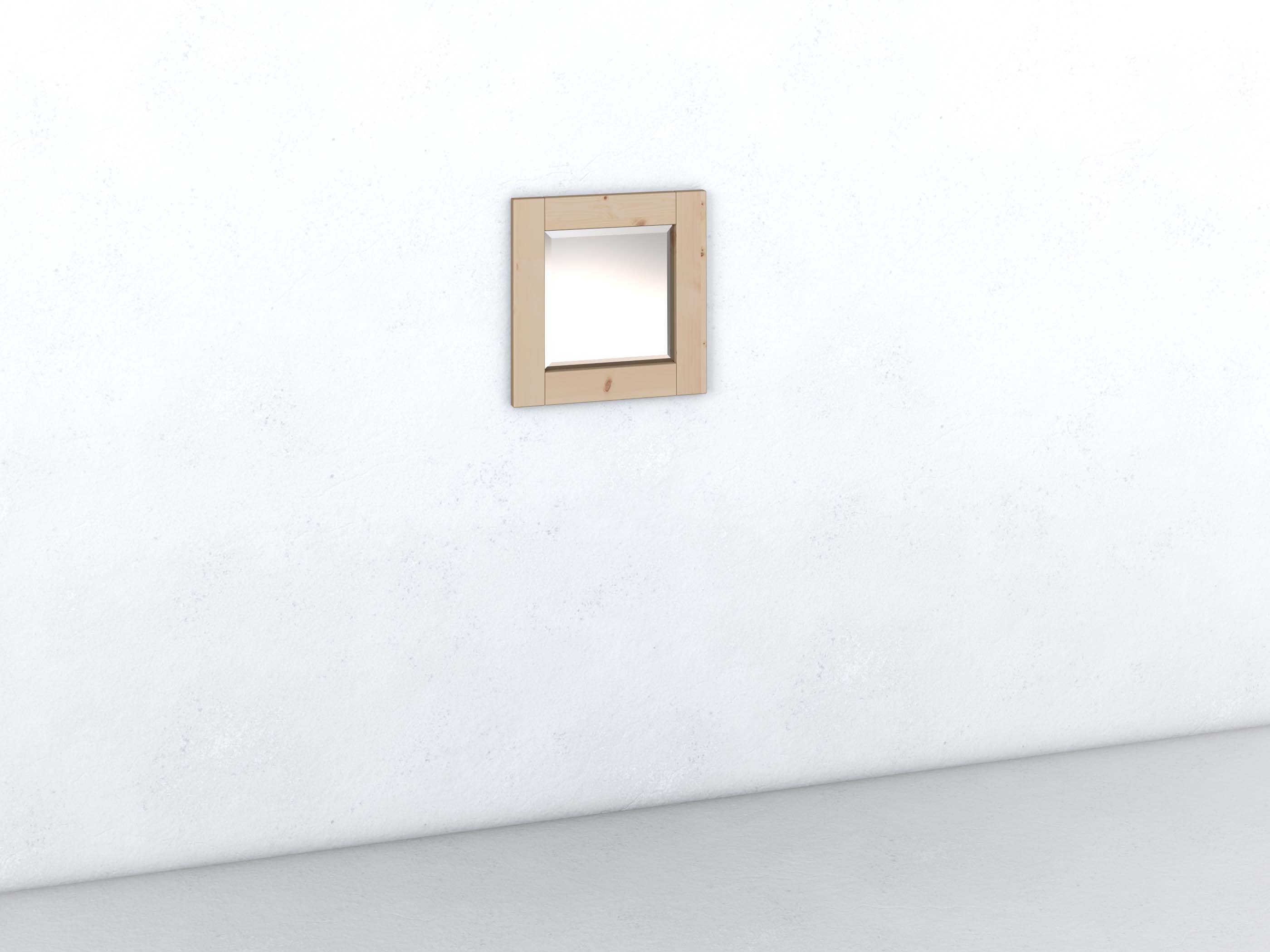 Zirbenwandspiegel "Sabrina" 50 x 50 cm