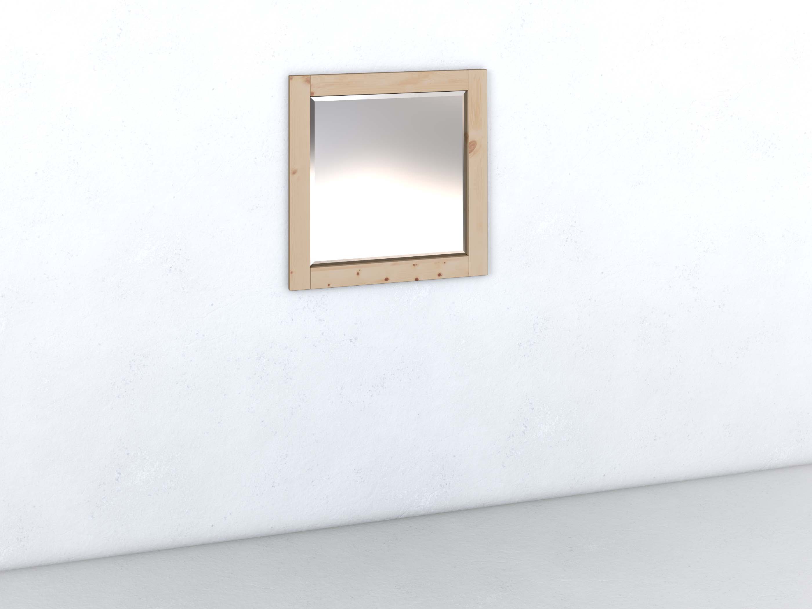 Zirbenwandspiegel "Sabrina" 80 x 80 cm