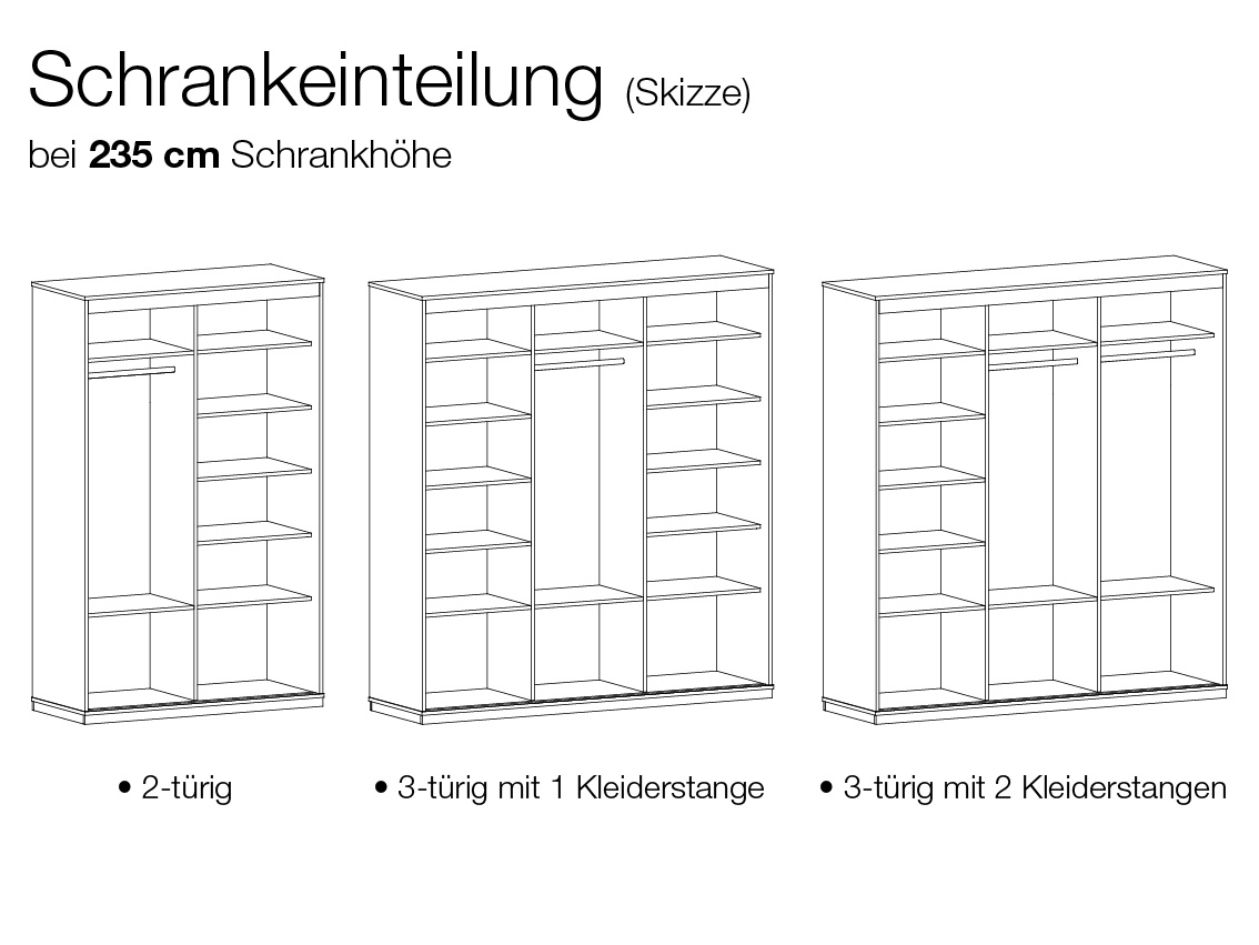 Schiebetürenschrank „Robert“ Massivholz