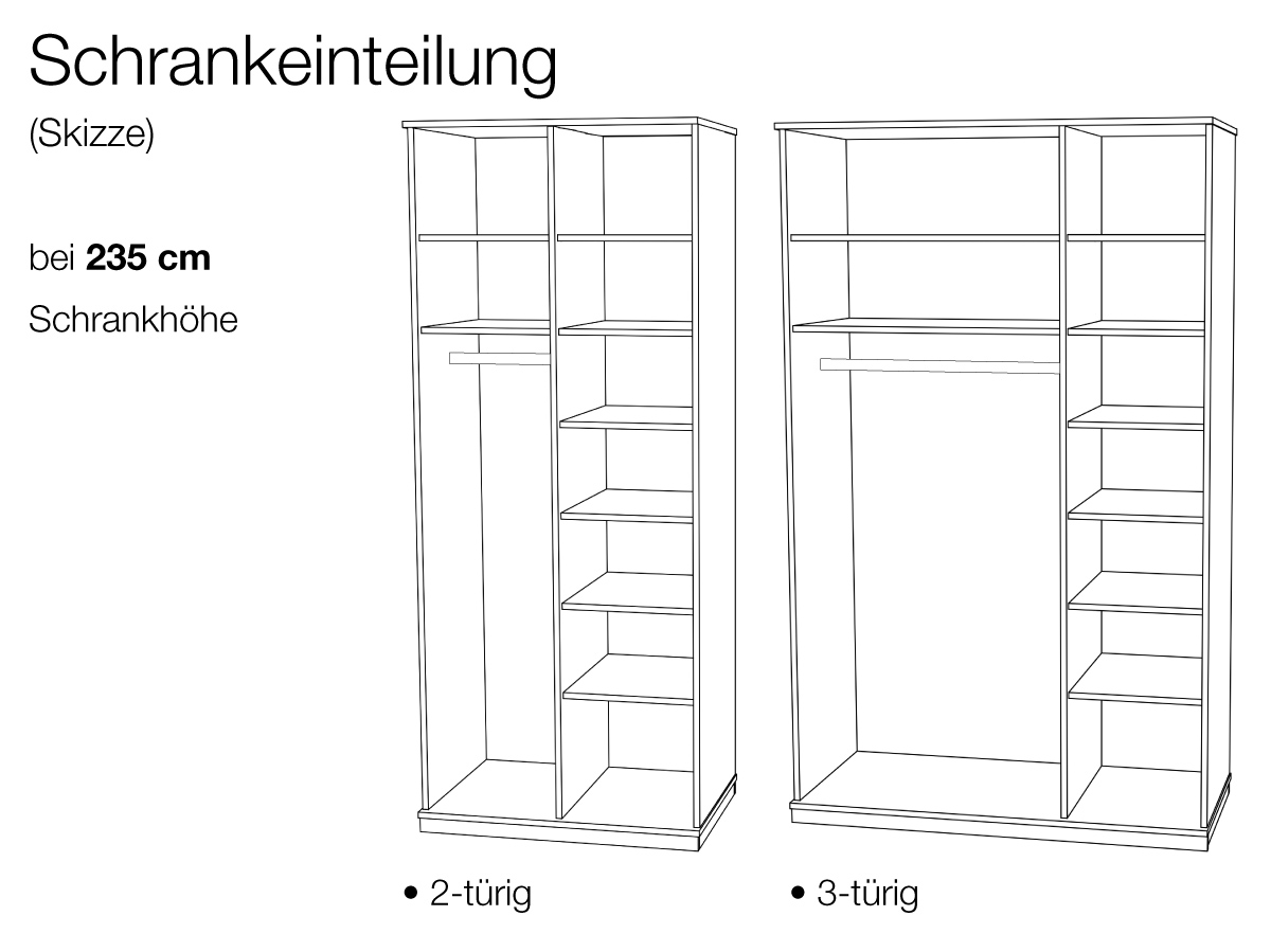 Kleiderschrank „Lukas“ Massivholz