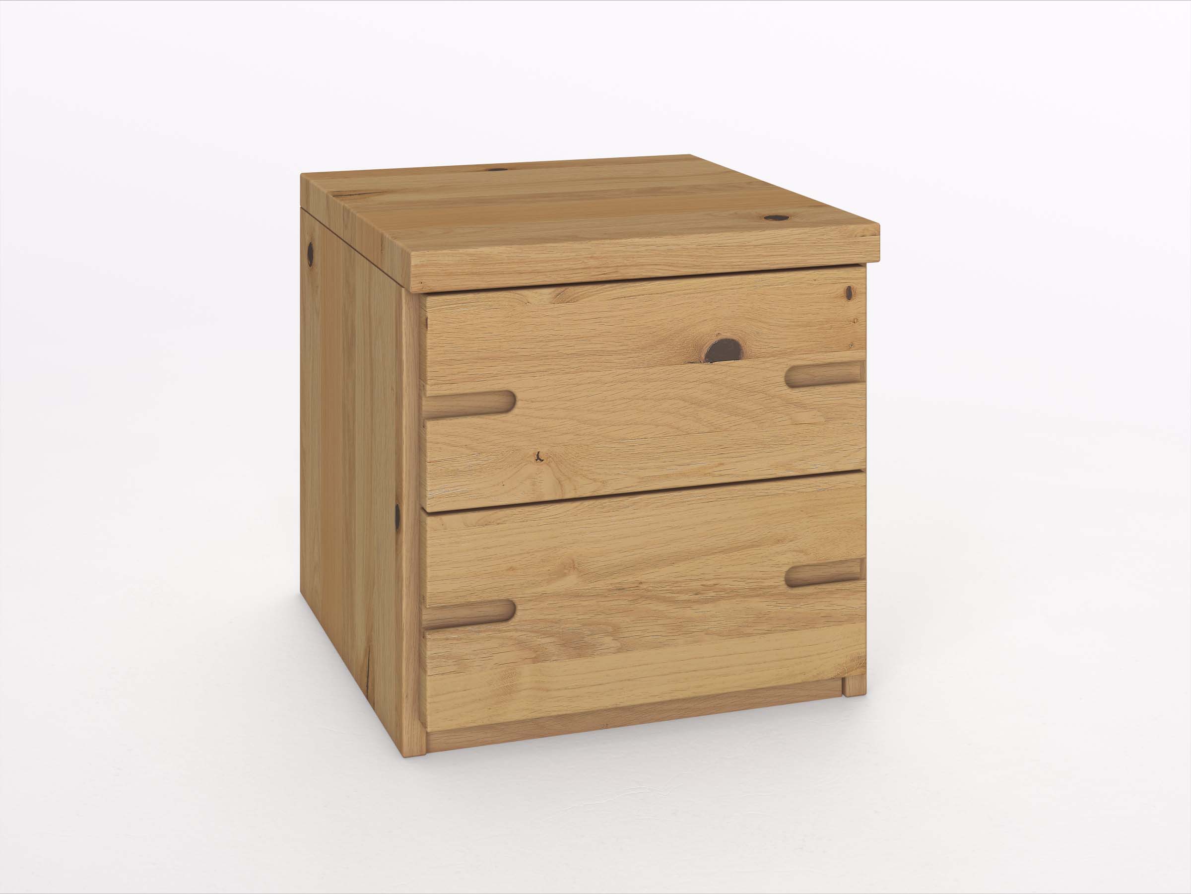 Kasten „Stefan“ aus Wildeiche Hell