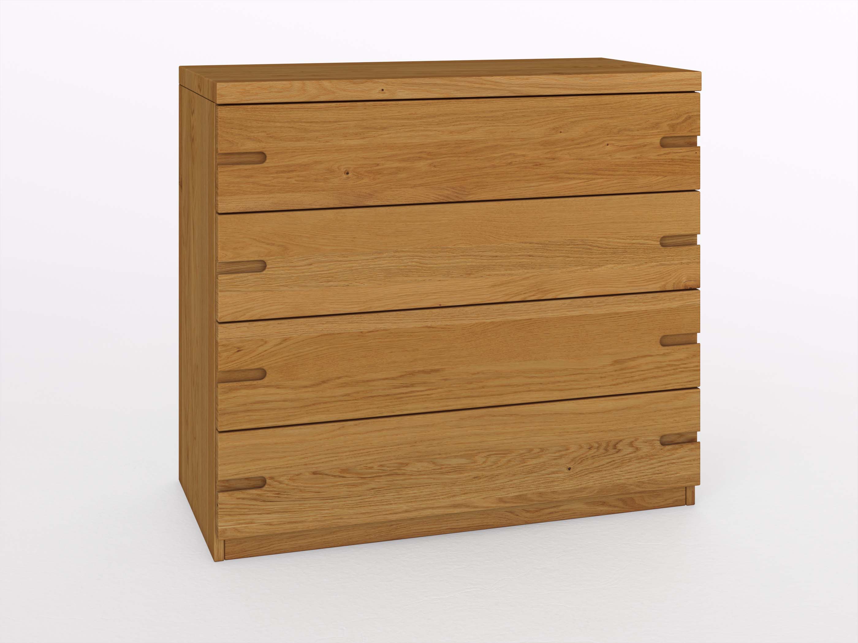 Massivholzkommode „Stefan“ 100 cm
